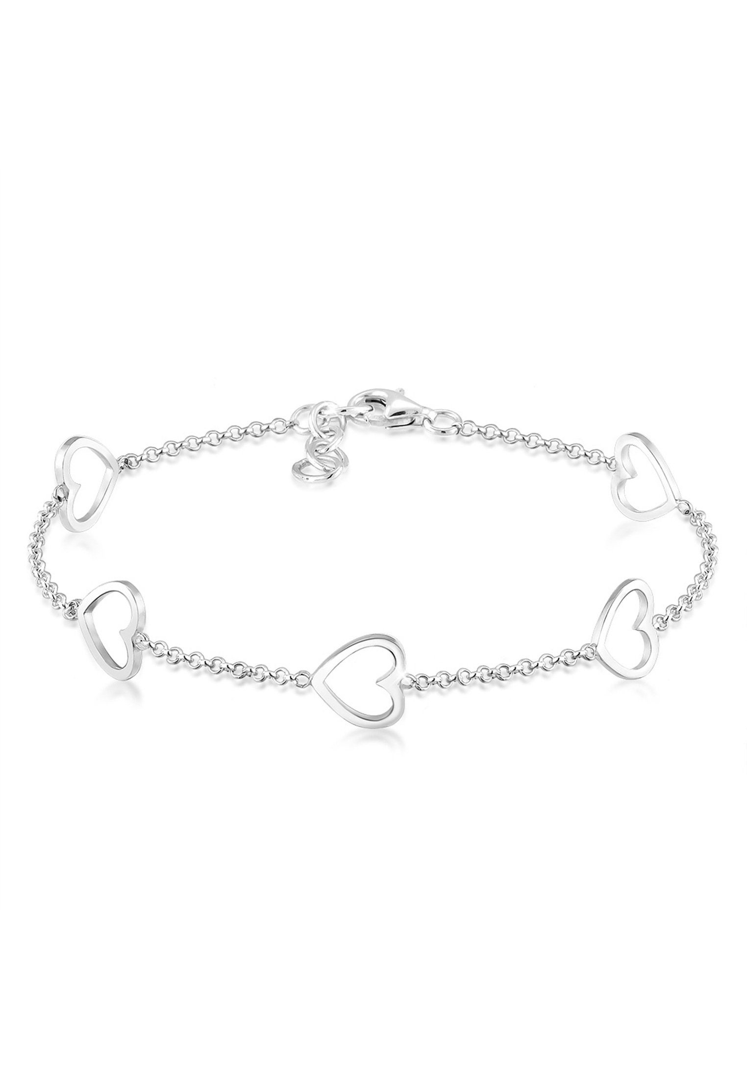 Armband Herz Liebe Cut-Out Basic Trend Romantik 925 Silber