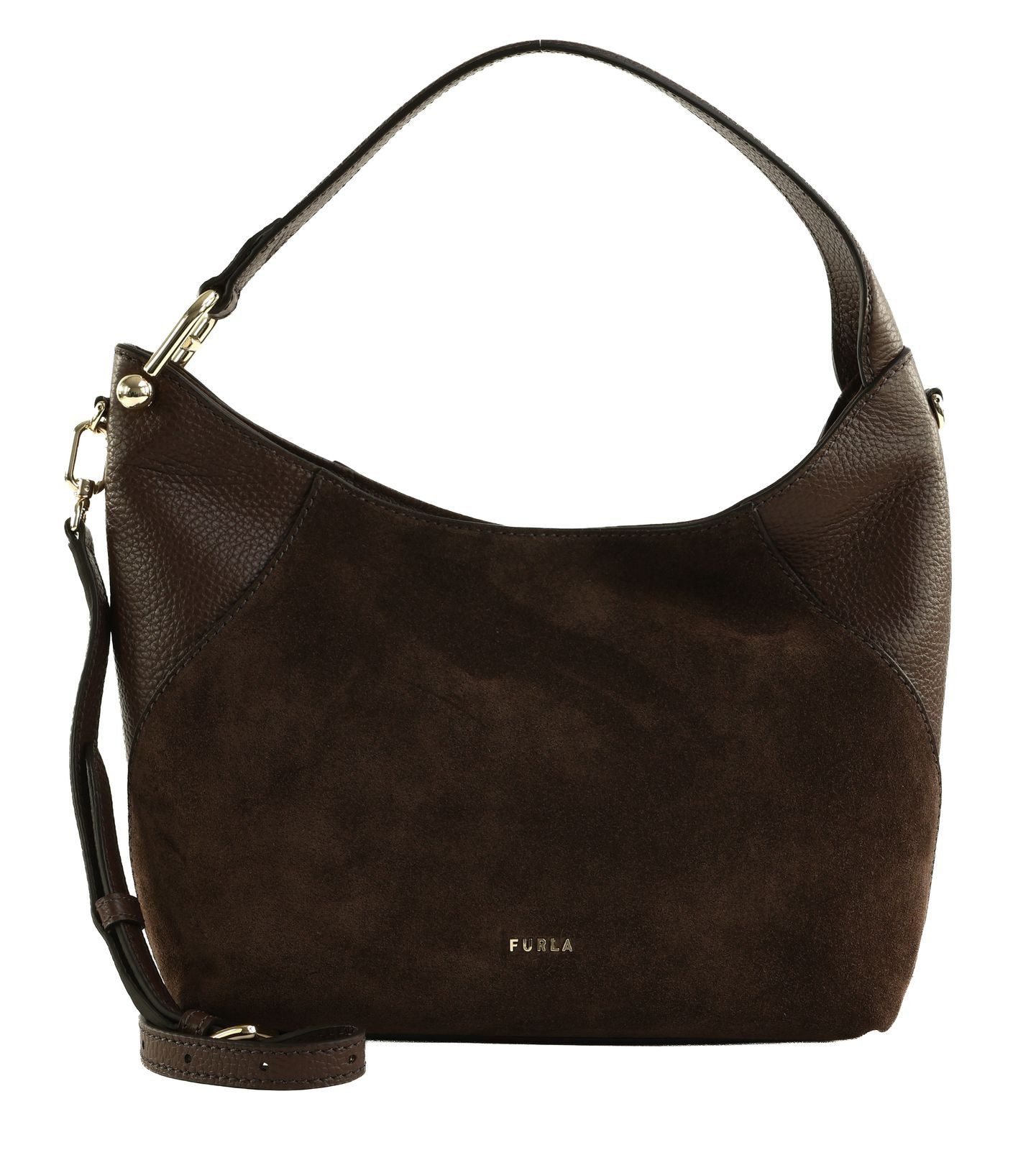 Furla Schultertasche Hobo, aus echtem Leder