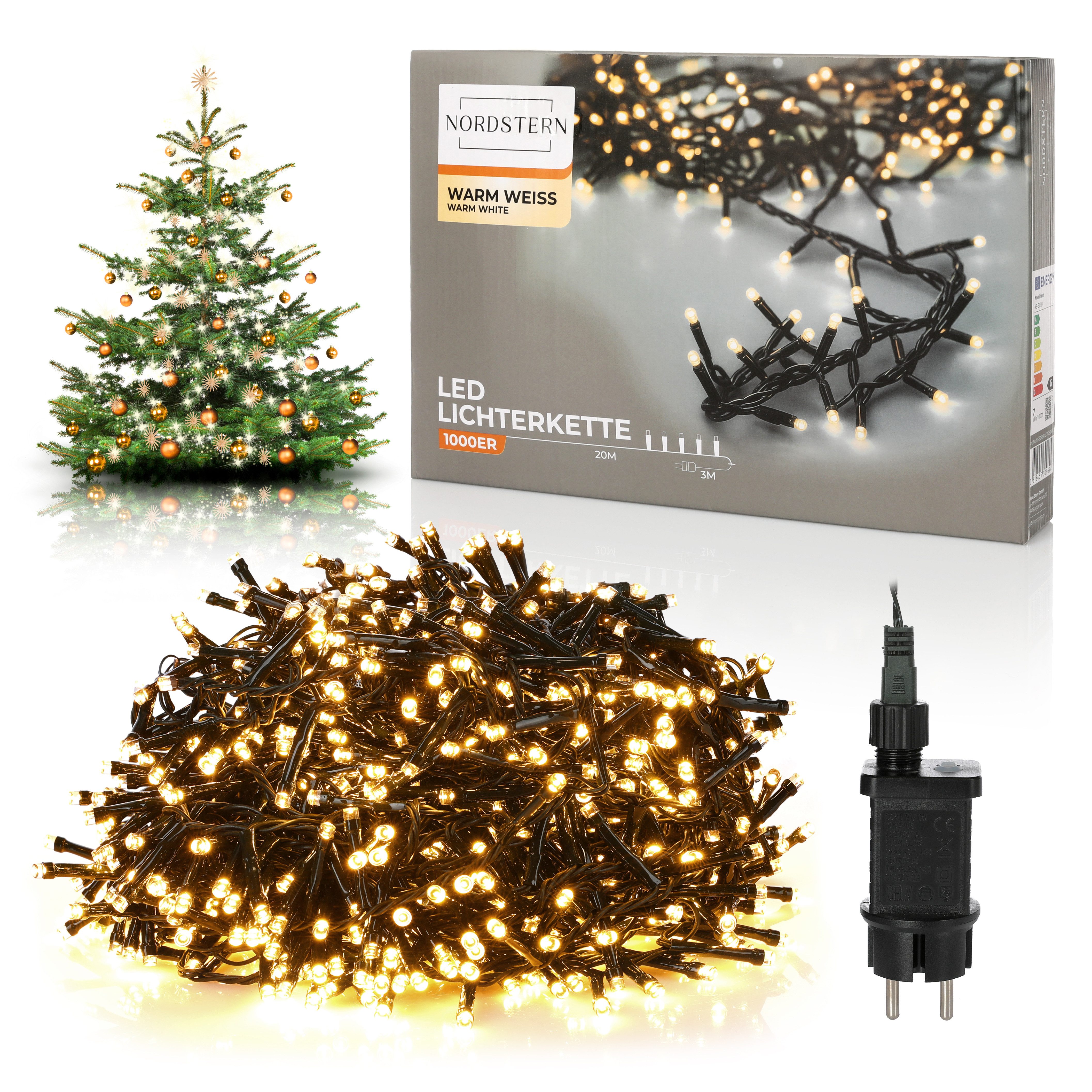 Nordstern LED-Lichterkette WarmWeiß von 24 bis 1.200 LED Weihnachtsdeko für günstig online kaufen