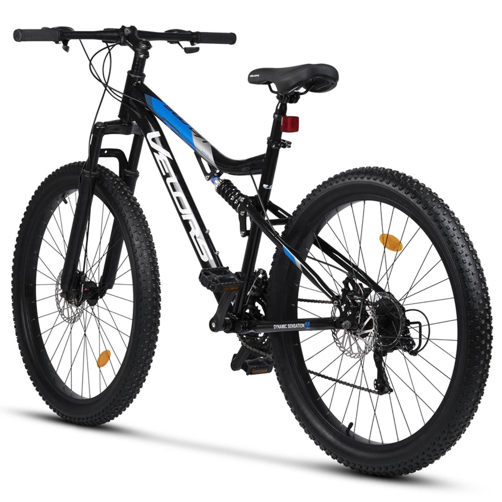 Mountainbike 27,5 Fat Grau Gang CARPAT Scheibenbremse, Shimano, Herren, Zoll 21 MTB Mechanische Tire 3.0 Kettenschaltung, Mountainbike Fully Bike Fat SPORT Schwarz Mountainbike Damen