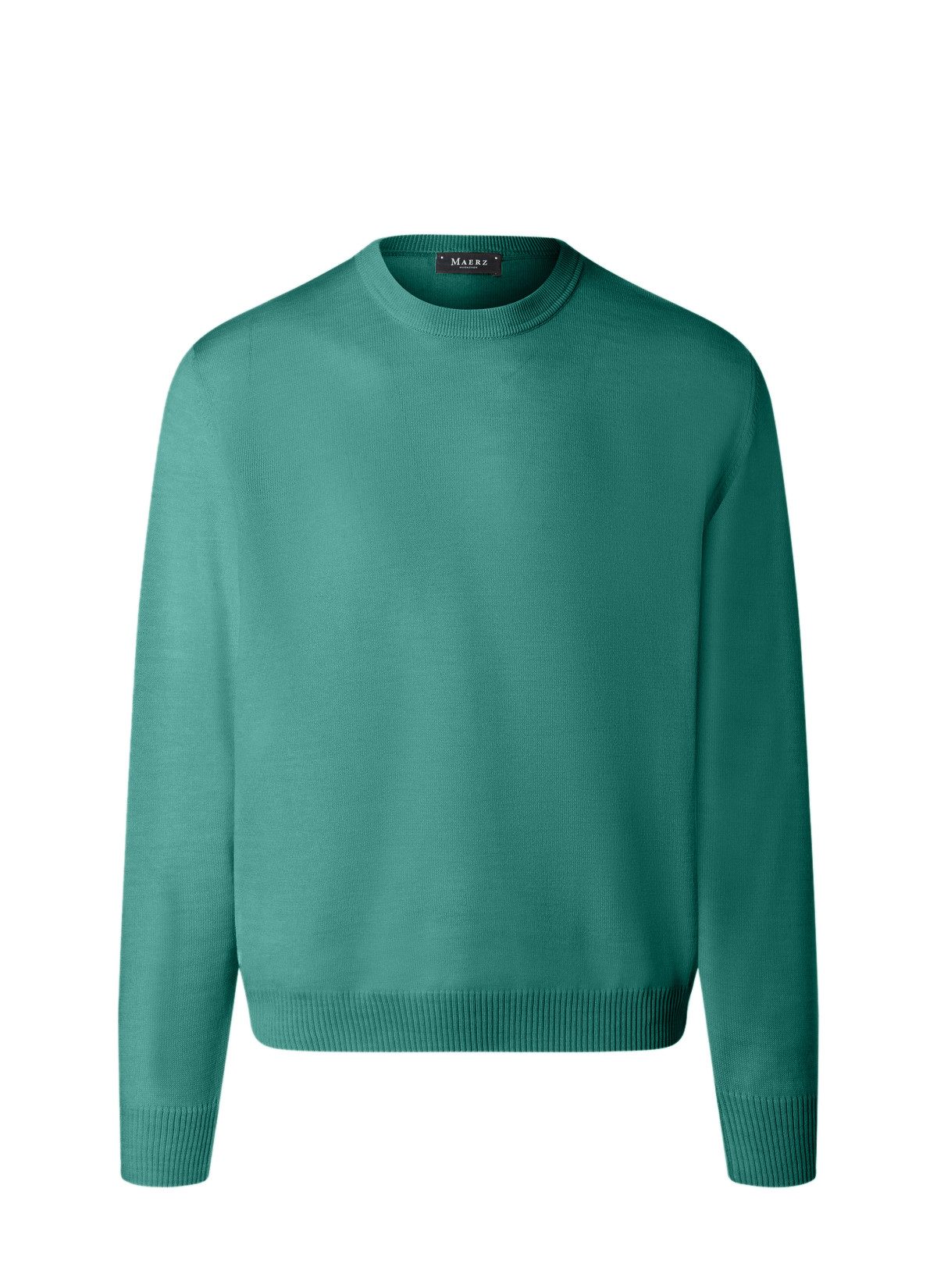MAERZ Muenchen Strickfleece-Pullover Pullover Rundhals 1/1 günstig online kaufen