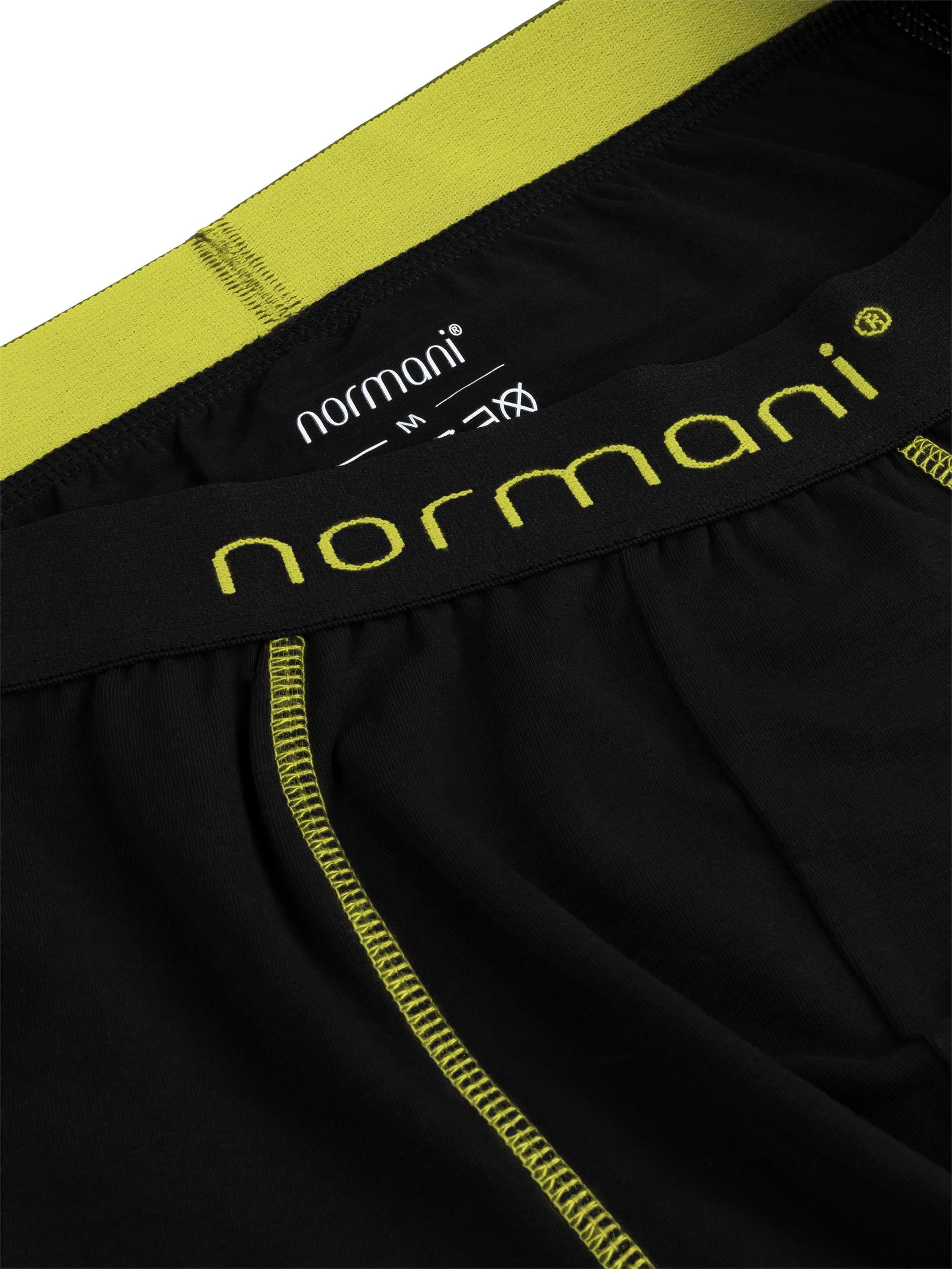 Baumwolle Gelb Männer aus 6 Boxershorts Baumwolle weiche aus atmungsaktiver für Boxershorts Unterhose normani
