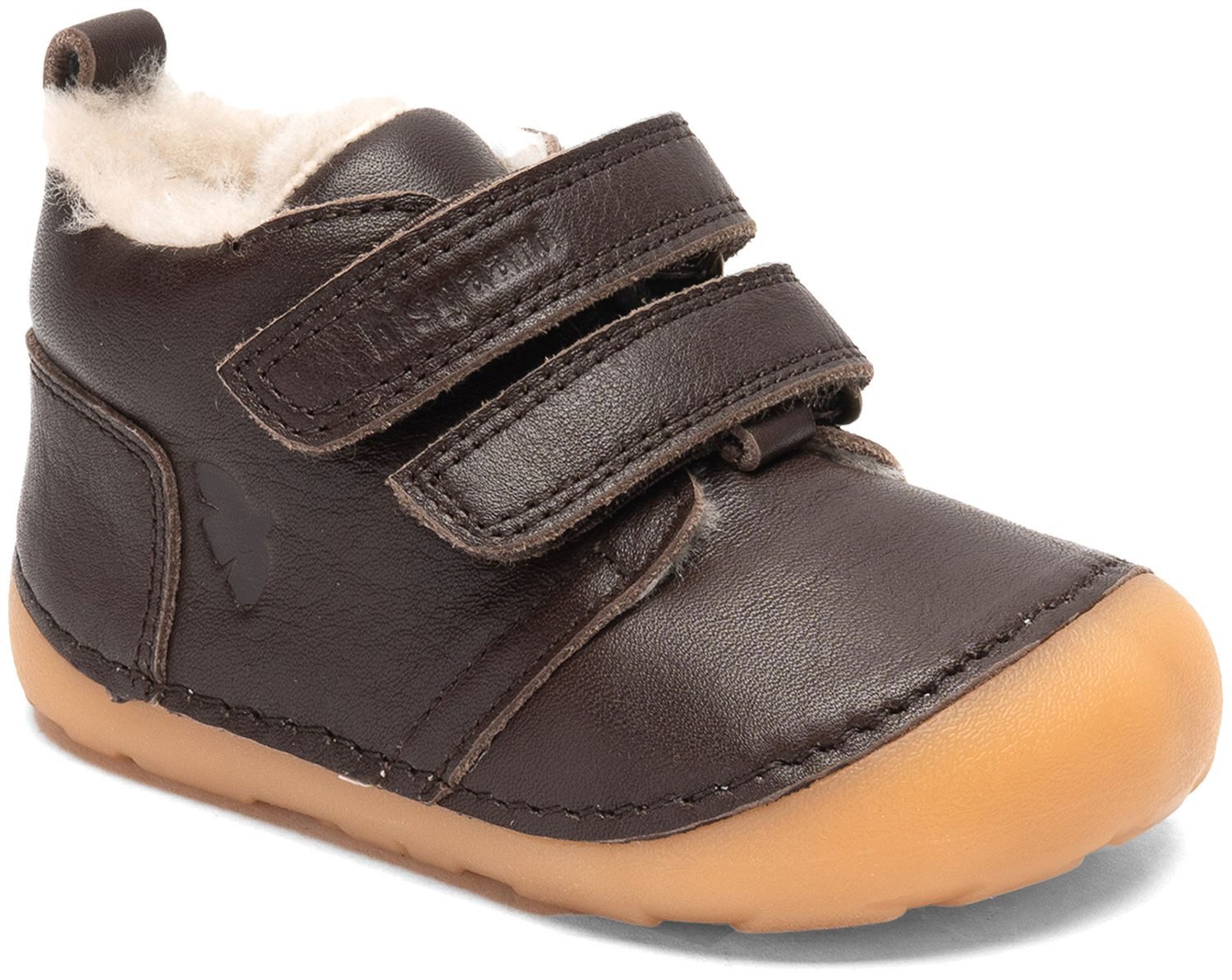 Bisgaard Bisgaard Barefoot Carter Lamb Dark Brown Lauflernschuh