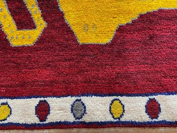 Orientteppich Perser Gabbeh Teppich Shir 149×102 Handgeknüpft Hochland Schurwolle, Morgenlandbazar, Handgeknüpft von Persische Nomaden