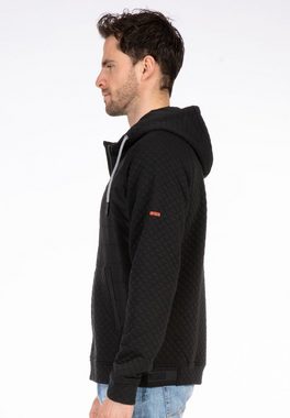 DEPROC Active Steppjacke EDWARD II CS MEN Stepp-Fleecejacke, Kapuzenfleecejacke mit Kapuze, auch in Großen Größen