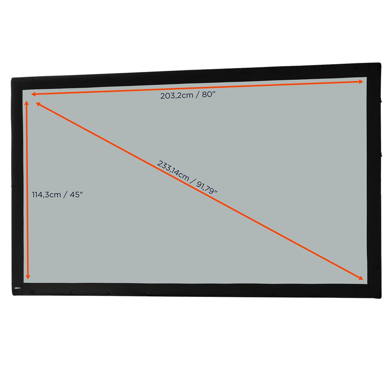 Expert Faltrahmenleinwand (203 Celexon Gain 1,2) Mobil x 114cm, 16:9,