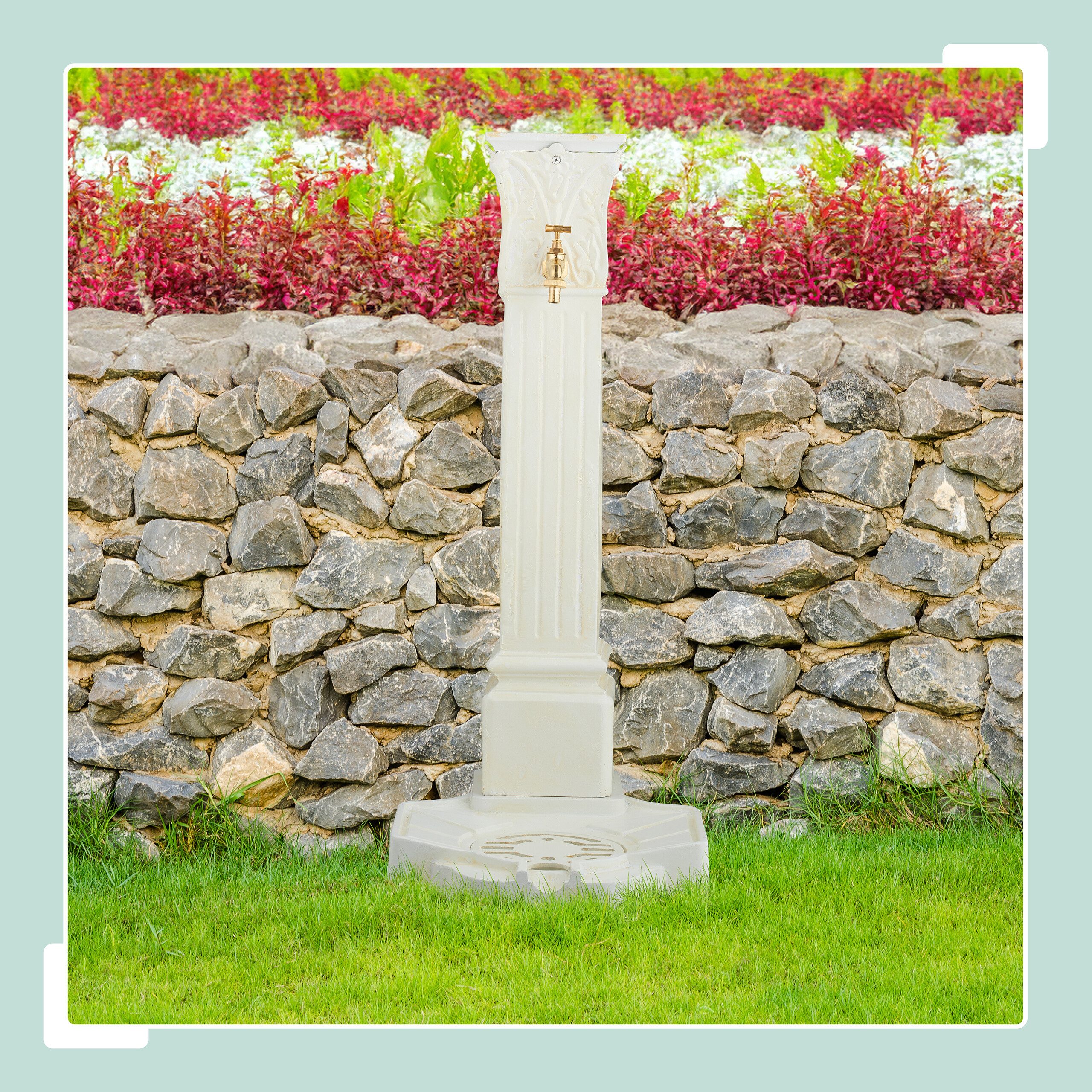relaxdays Gartenbrunnen Standbrunnen antik 93 cm günstig online kaufen