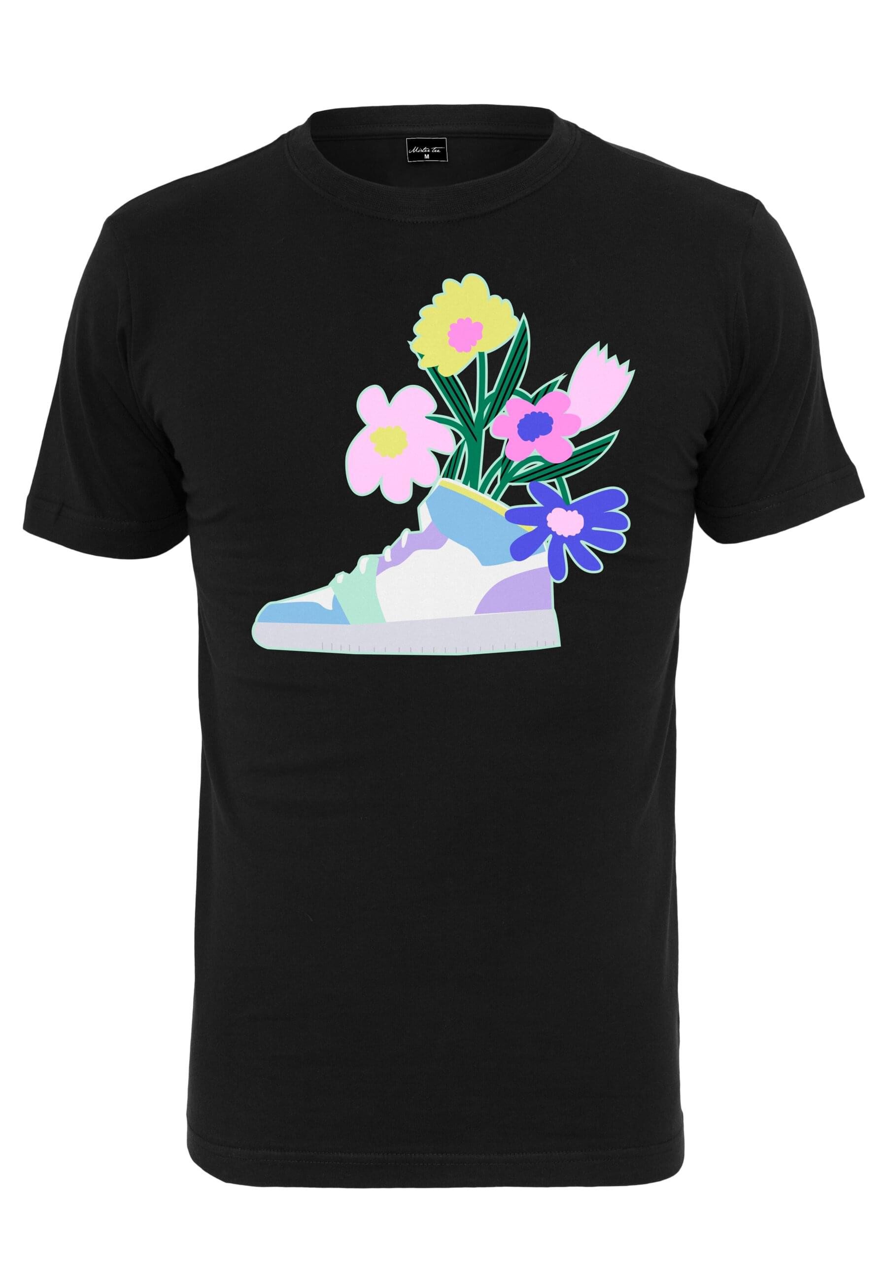 T-Shirt MisterTee Damen Ladies Flower Sneaker Tee