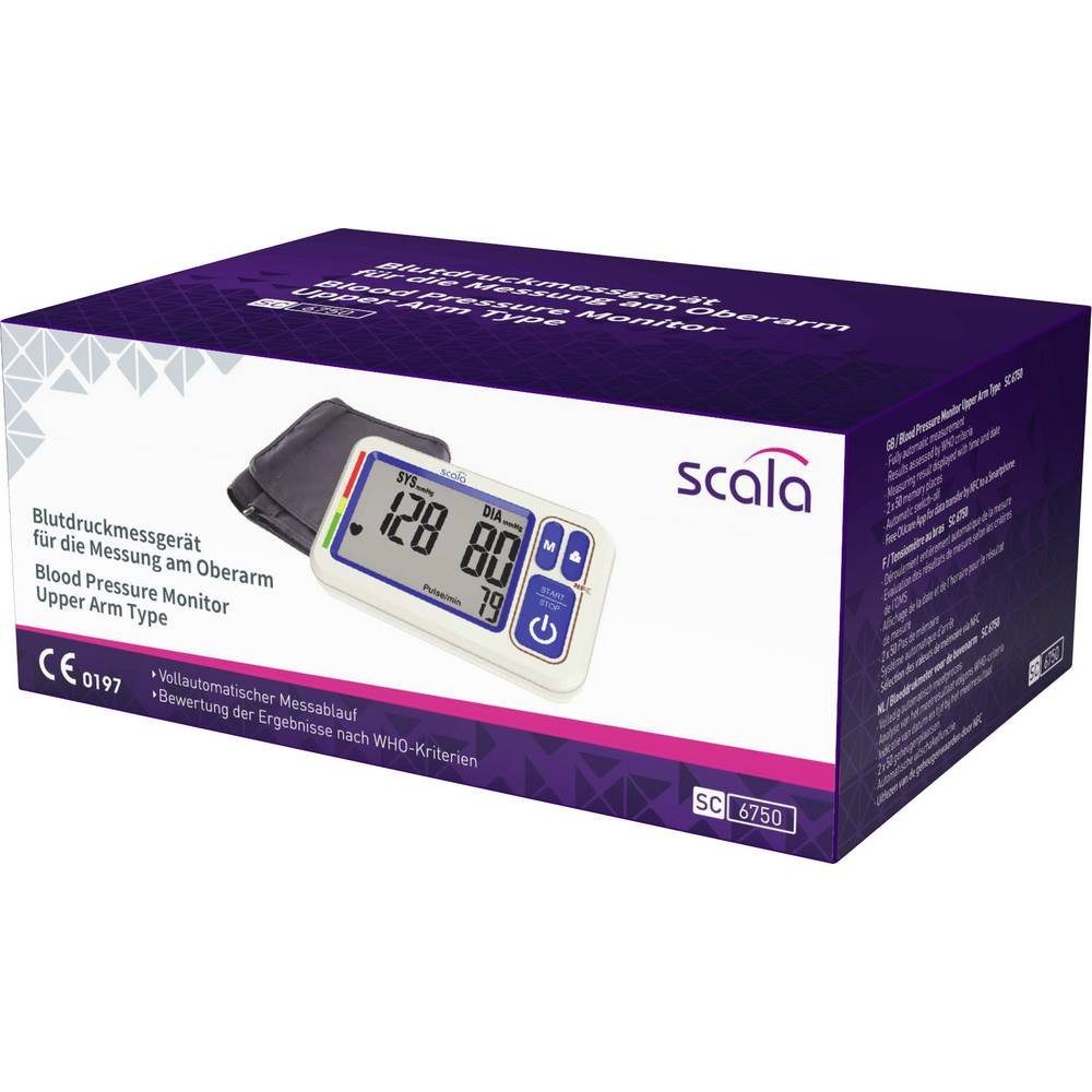 Scala Blutdruckmessgerät SC 6750 Oberarm- Blutdruckmessgerät 06750
