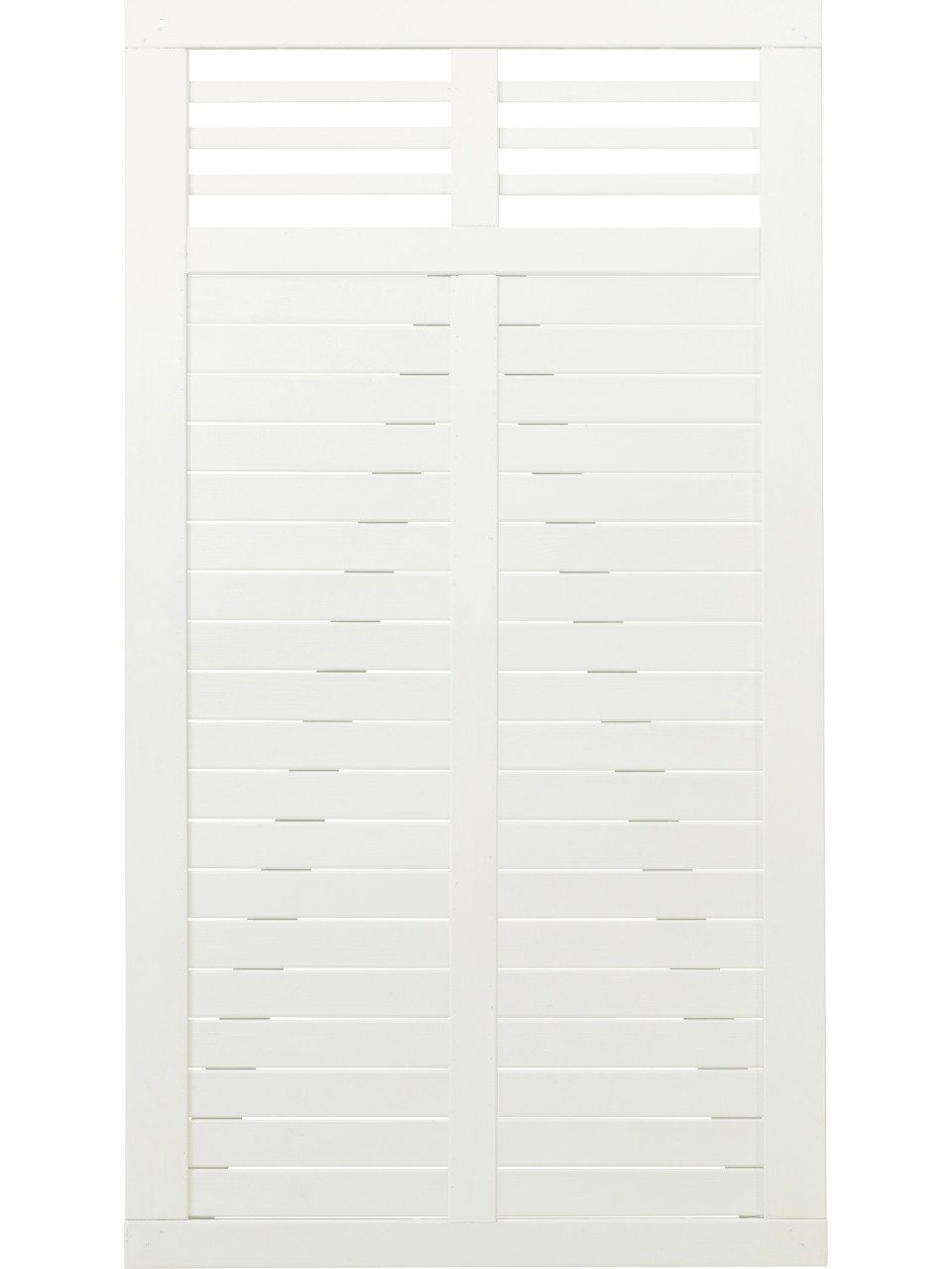 PLUS Gartentor Plus Tor Decora 100 x 180 cm RAL 9010 Weiß
