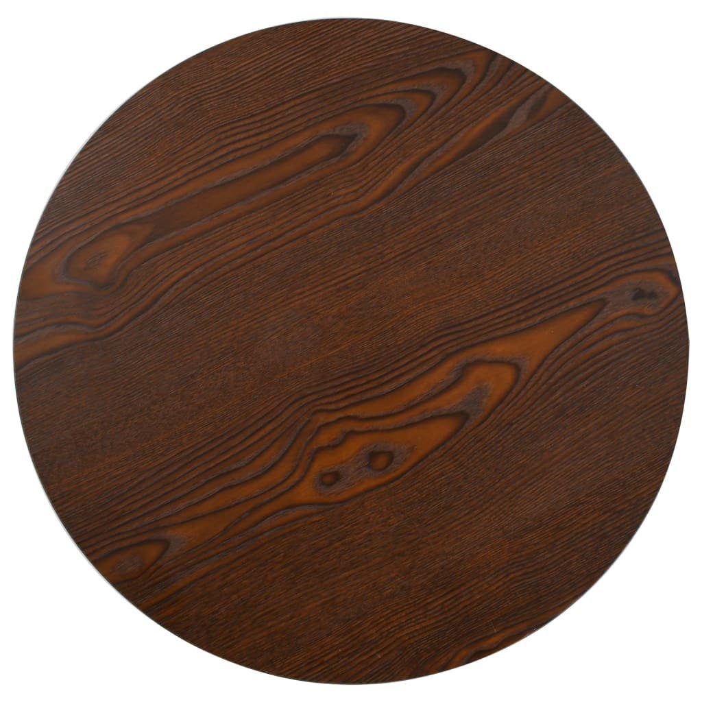 vidaXL Esstisch Bistrotisch Dunkelbraun 60 cm MDF (1-St)