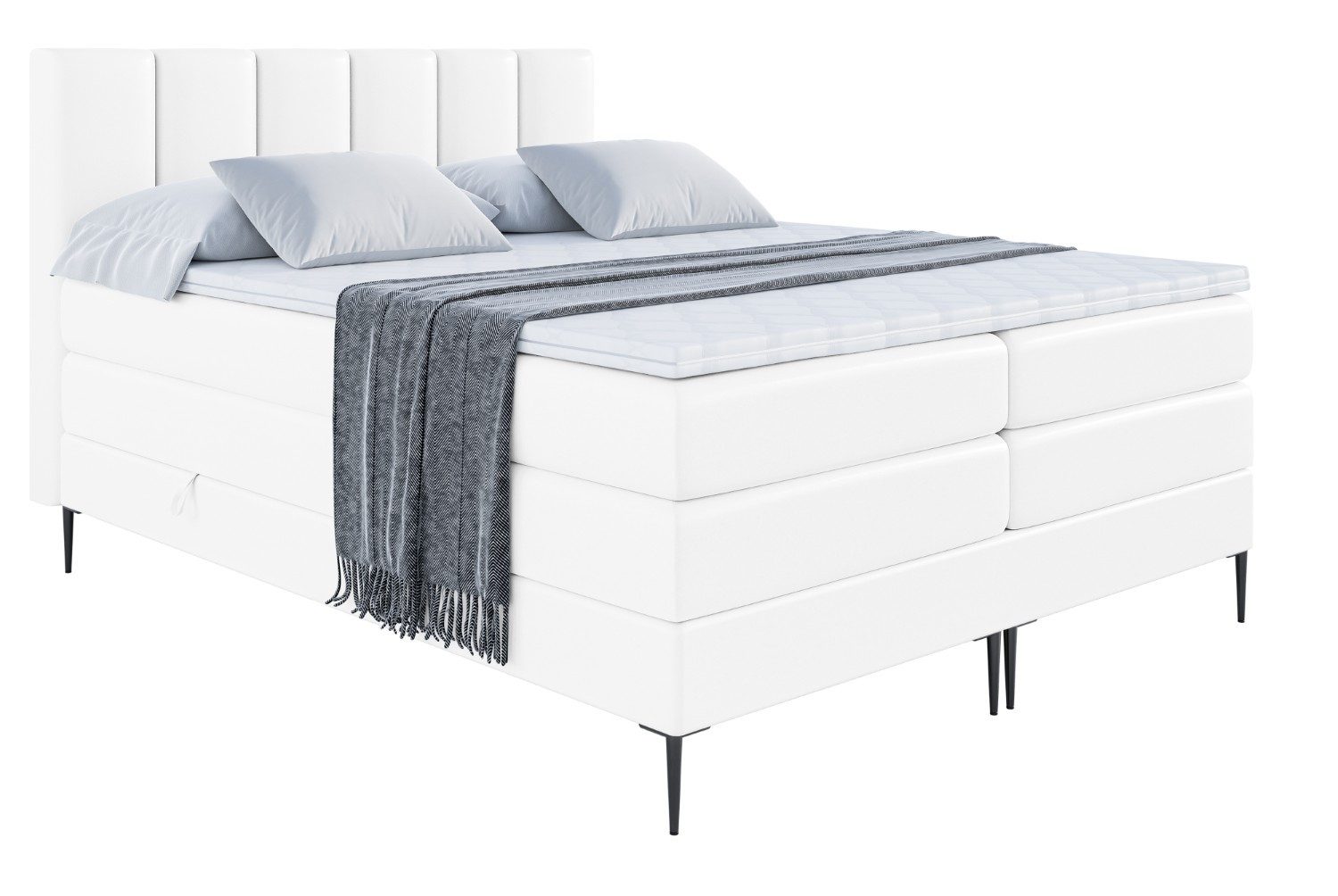ALTDECOR Boxspringbett BOXI1-F KING (Multipocket-Matratze H4, günstig online kaufen