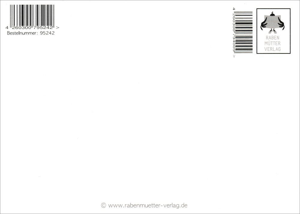 Thumbnail - Postkarte "Mama, warum putzt Du?"