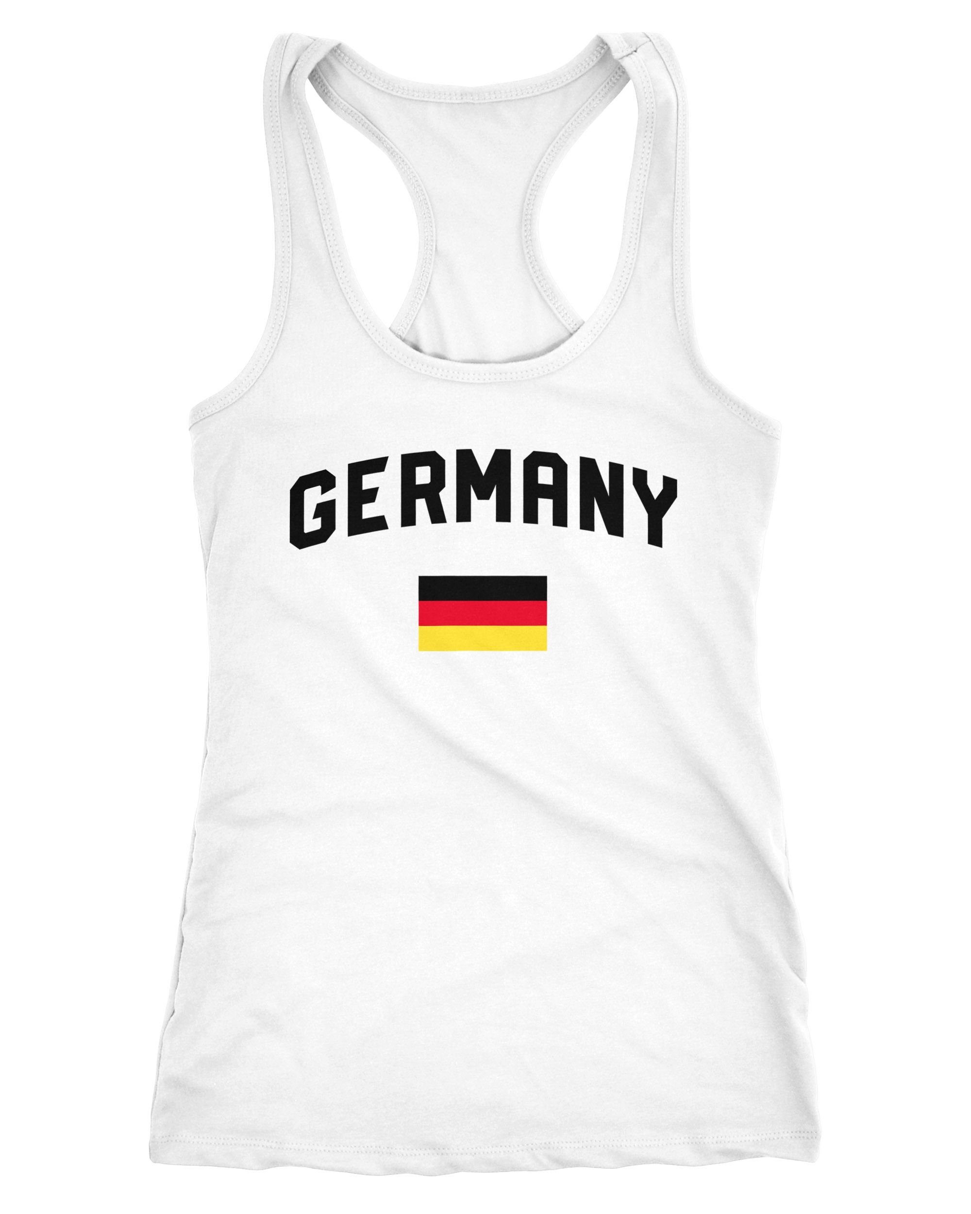 Tanktop Damen Deutschland Tanktop Fußball WM Weltmeisterschaft 2018 World Cup Fan-Shirt Germany Moonworks®
