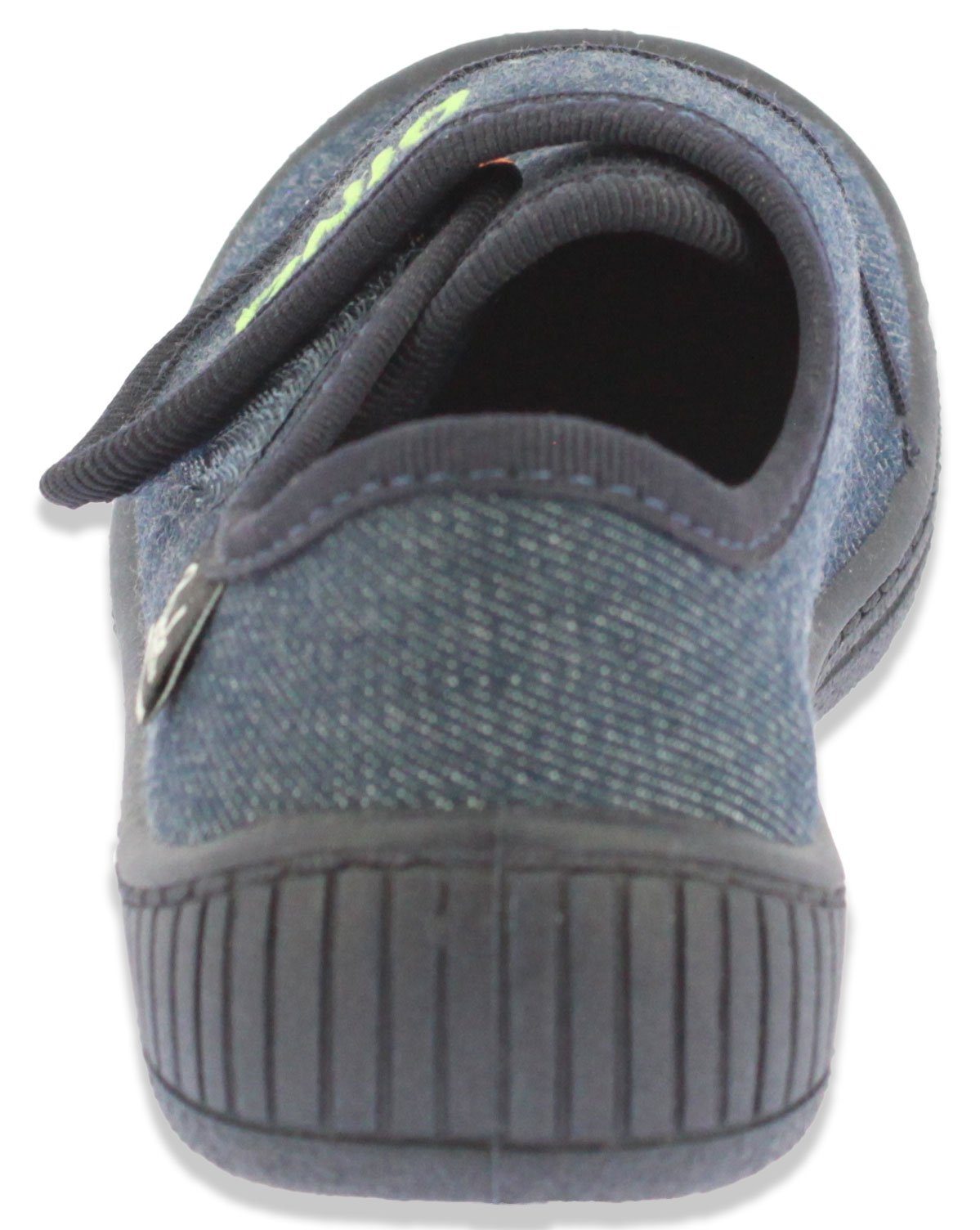 Beck Hausschuh Dino Hausschuh (atmungsaktive Materialien, für Kindergarten, Schule, Zuhause) mittlere Weite, robuste Materialien, herausnehmbare Einlegesohle