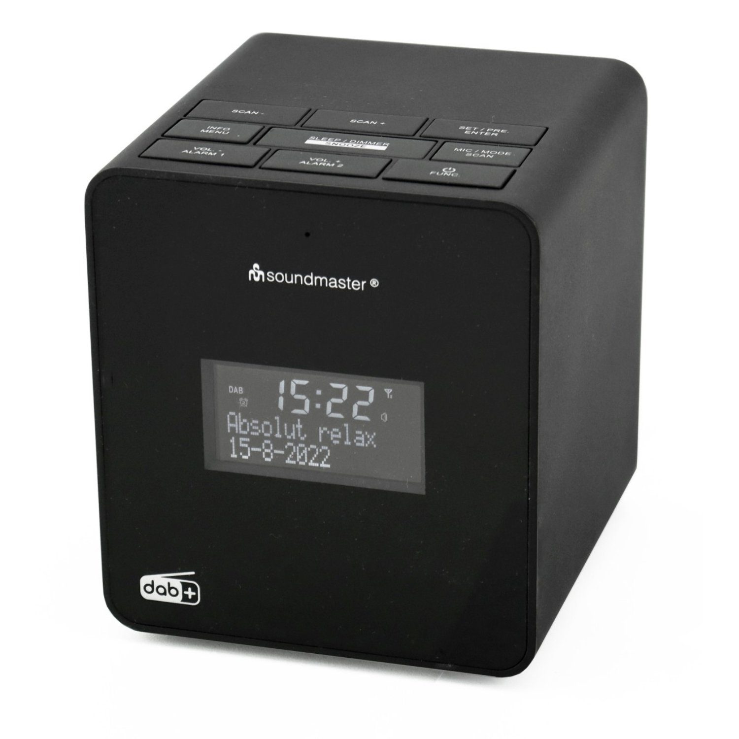 Soundmaster UR109SW Radiowecker Wecker DAB+ UKW AUX-IN USB Laden Aufnahmefunktion Uhrenradio