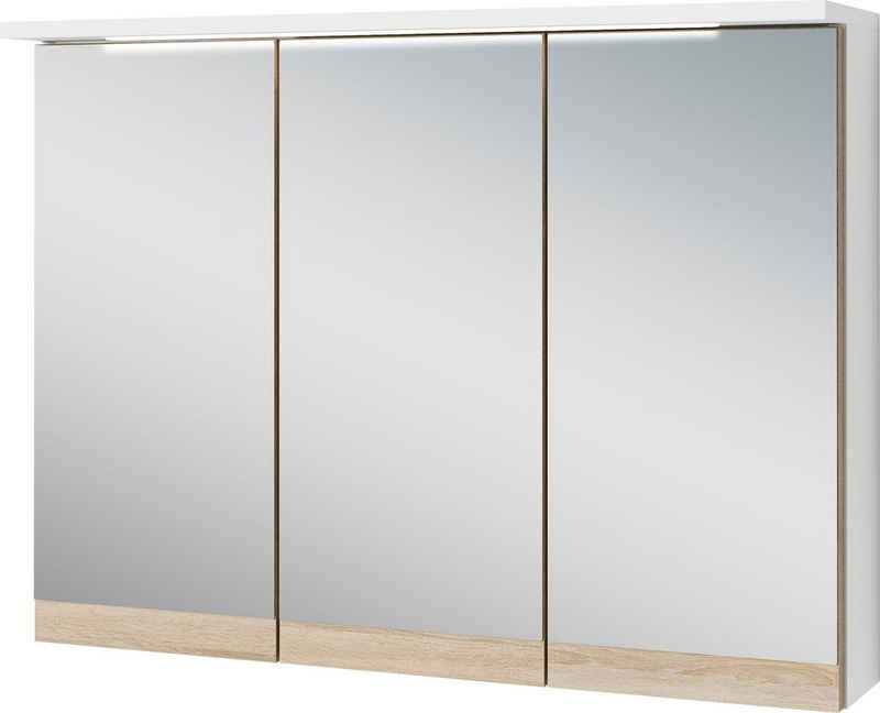 byLIVING Spiegelschrank »Marino« Breite 80 cm, mit soft close Türen, inklusive LED Beleuchtung