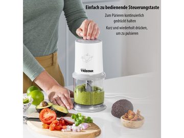 Tristar Zerkleinerer, 200 W, Elektrischer Food Chop-per Mehrzweck Zwiebel Gemüse-Schneider Mixer