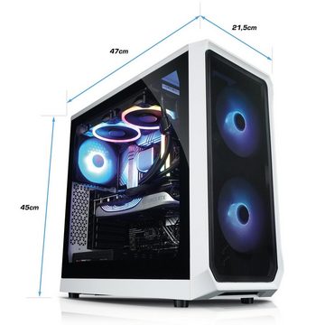 Kiebel Blizzard 13 Gaming-PC (Intel Core i7 Intel Core i7-13700KF, RTX 4070 SUPER, 32 GB RAM, 1000 GB SSD, Wasserkühlung, WLAN)