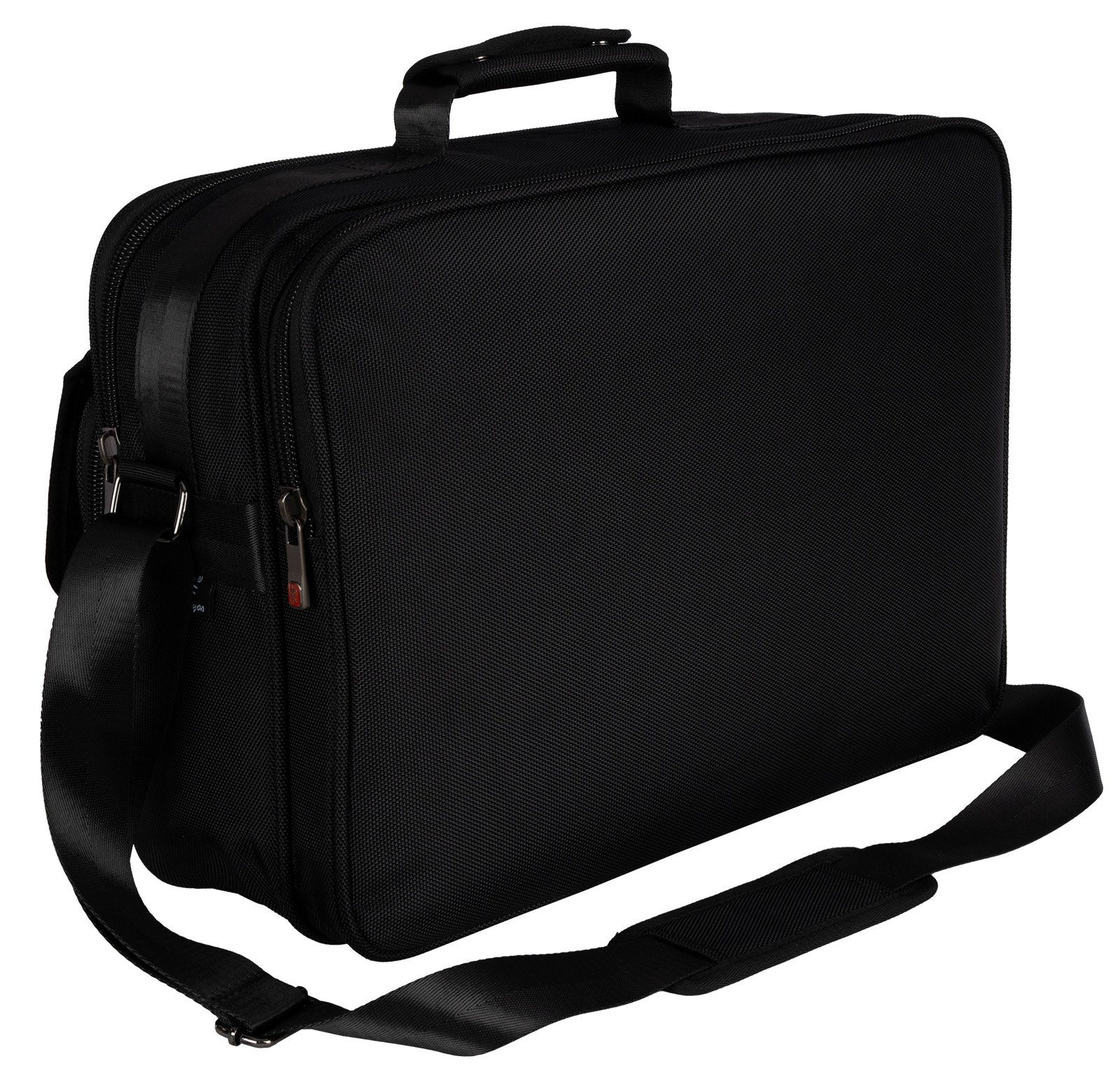 EAAKIE Umhängetasche Arbeitstasche Umhängetasche Flugbegleiter Herrentasche Schwarz XXL – Bild 5 von 5
