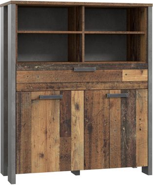 FORTE Highboard, Breite 106 cm