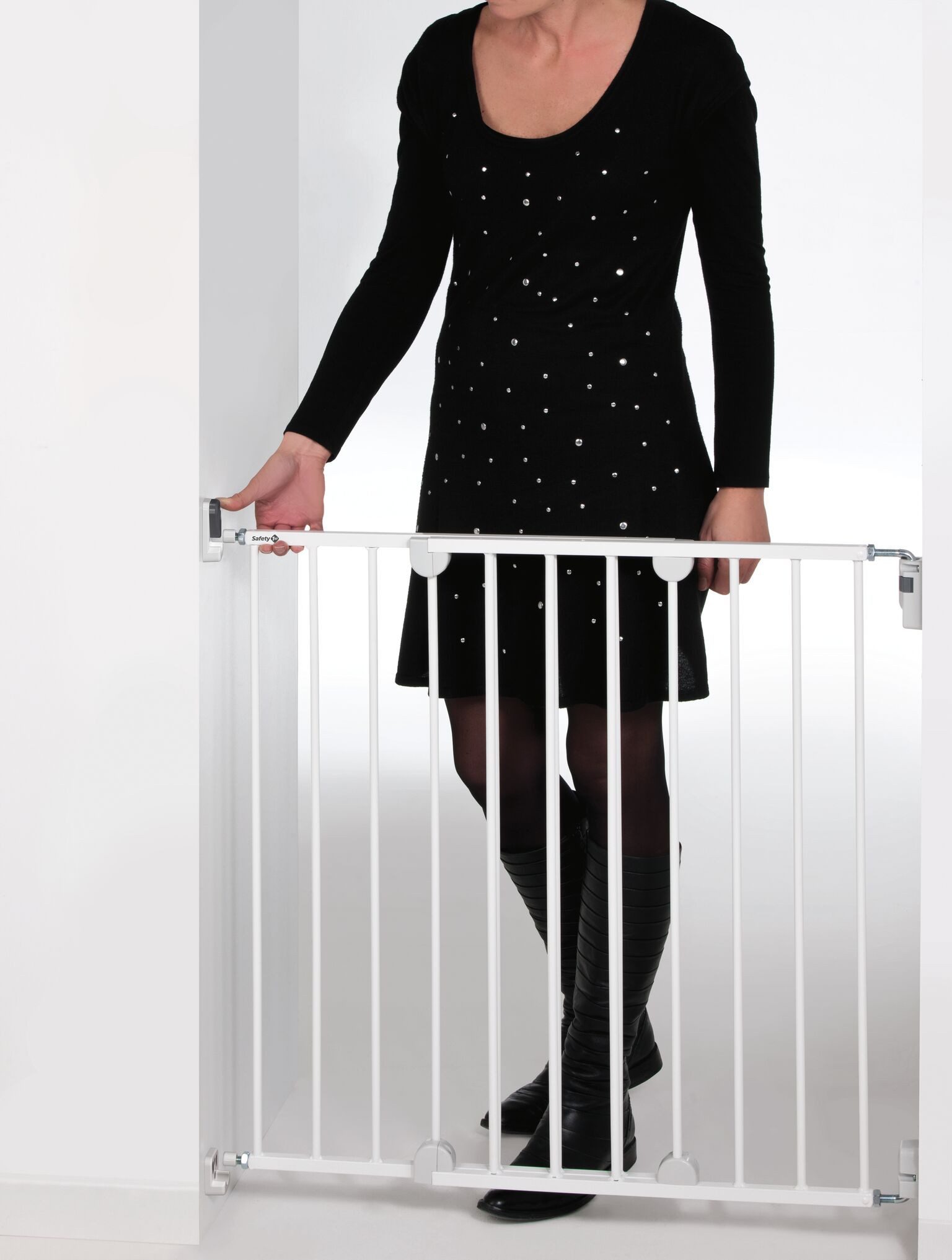 Safety 1st Türschutzgitter SF1 WALLFIX EXTENDING METAL WHITE*3