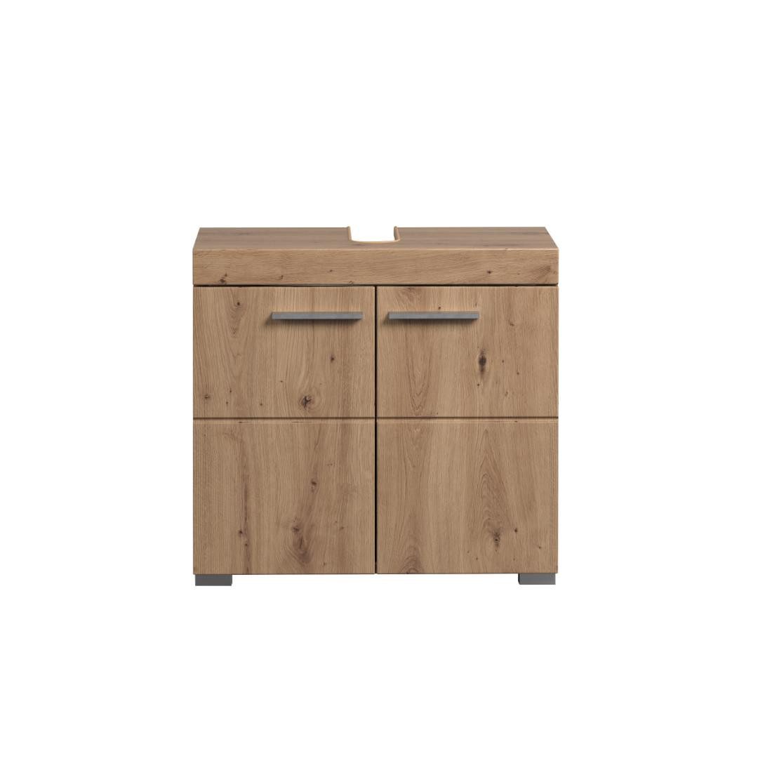 trendteam Waschbeckenschrank AmandaMandoBea Waschbeckenunterschrank Eiche Dekor (1-St)