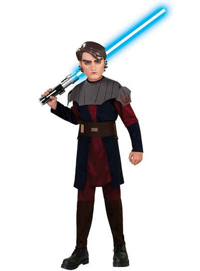 Rubie´s Kostüm Clone Wars Anakin Skywalker Kostüm für Kinder, Star Wars-Kostüm aus der Clone Wars-Animationsserie