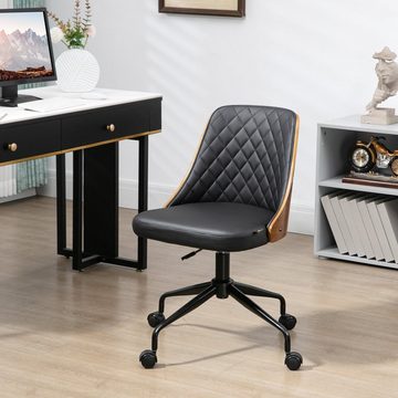 Vinsetto Bürostuhl Bürostuhl (Set, 1 St), Schreibtischstuhl Drehstuhl höhenverstellbarer ergonomisch Schwarz