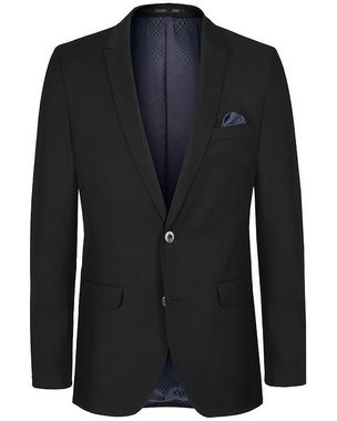 Paul Malone Anzug Herrenanzug modern slim fit Anzug für Männer (Set, 2-tlg., Sakko mit Hose) schwarz HA26, Gr. 27