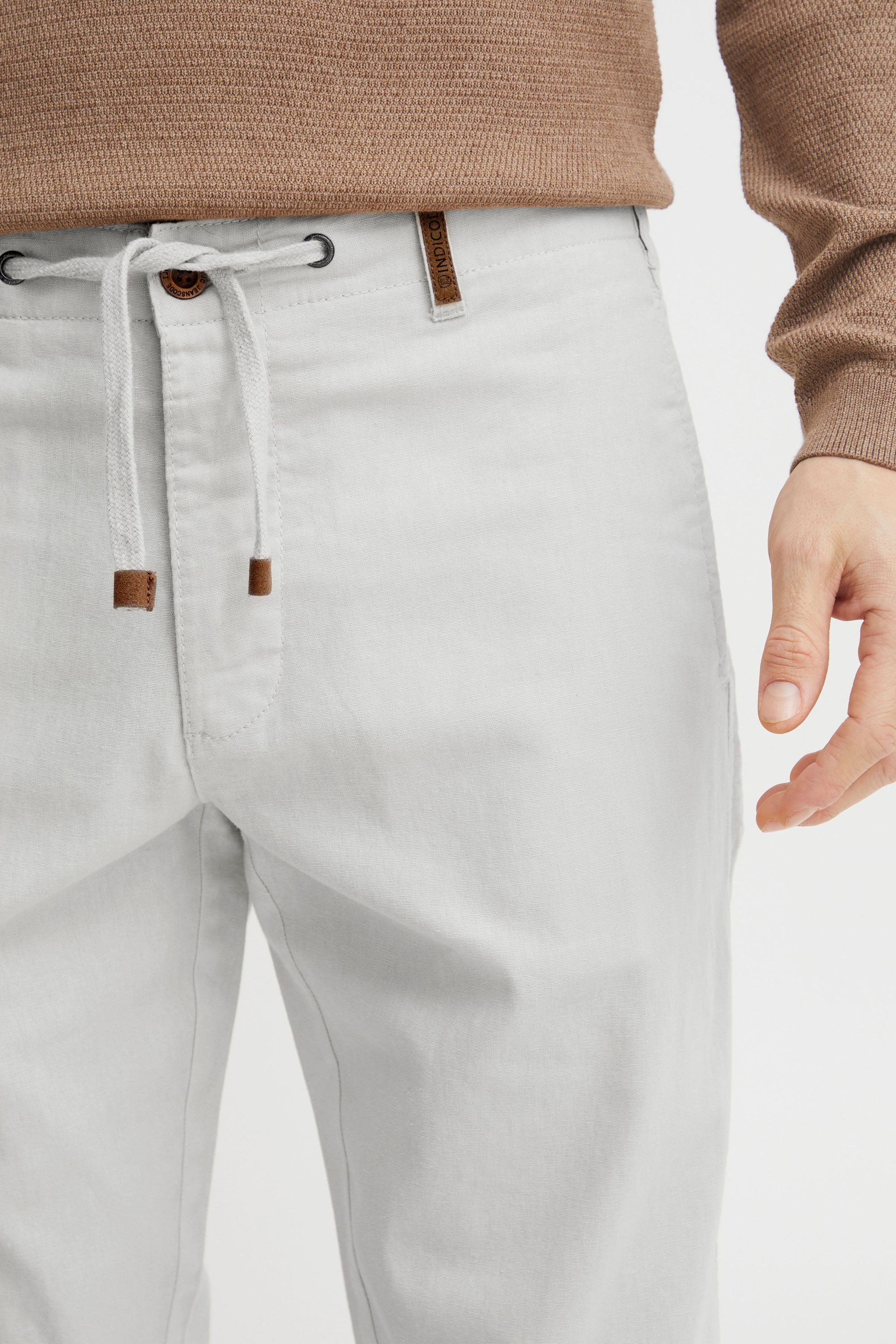 INDICODE Leinenhose IDIves Lange Hose mit Tunnelzug am Bund – Bild 4 von 5