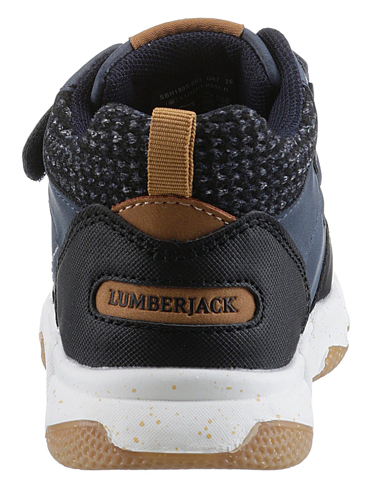 LUMBERJACK navy-schwarz mit Sneaker gepolstertem Schaftrand