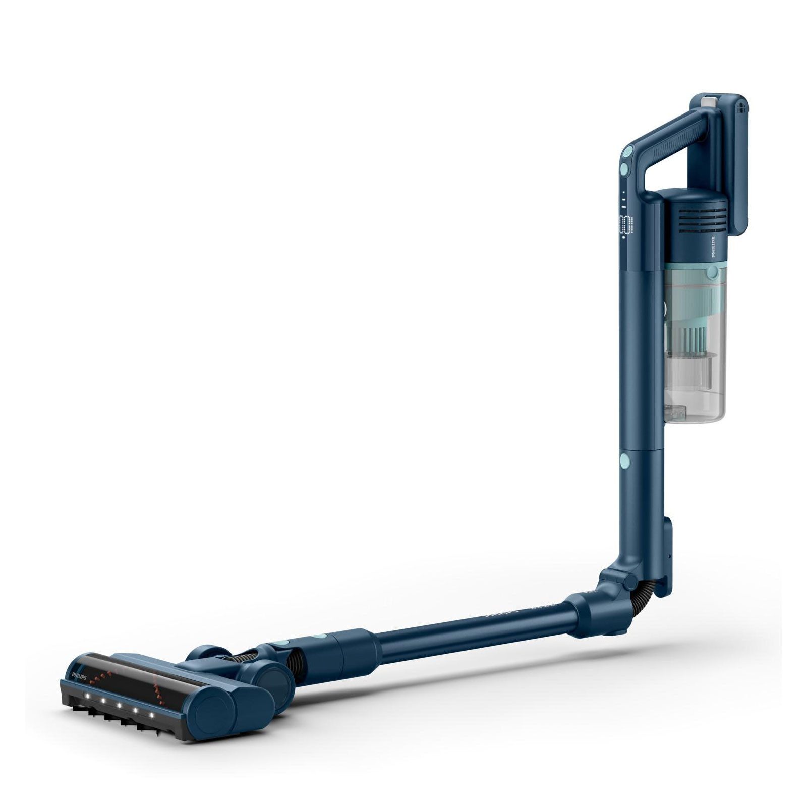 Philips Akku-Hand-und Stielstaubsauger XC5244/10, 60 Min Laufzeit, LED-Düse, Aquamodul, Tierhaardüse