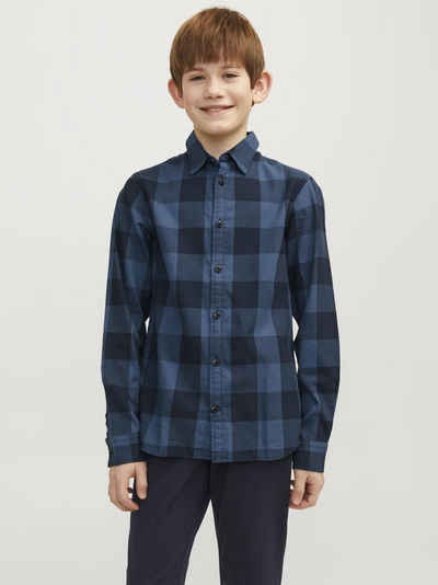 Jack & Jones Junior Karohemd JJEGINGHAM TWILL SHIRT L/S NOOS JNR