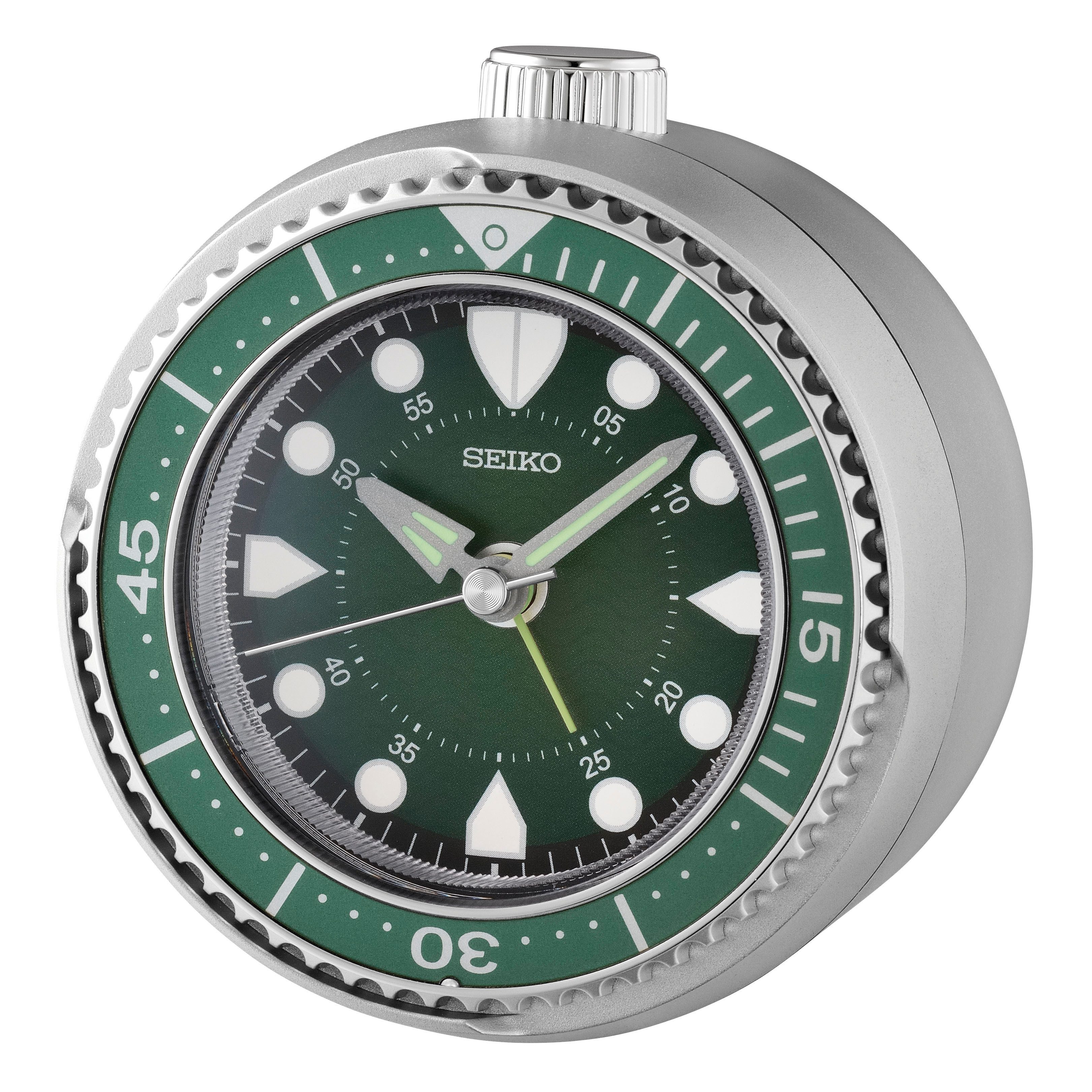 Seiko Quarzwecker Reisewecker, Schlafzimmer, durchlaufende Sekunde, Leuchtzeiger