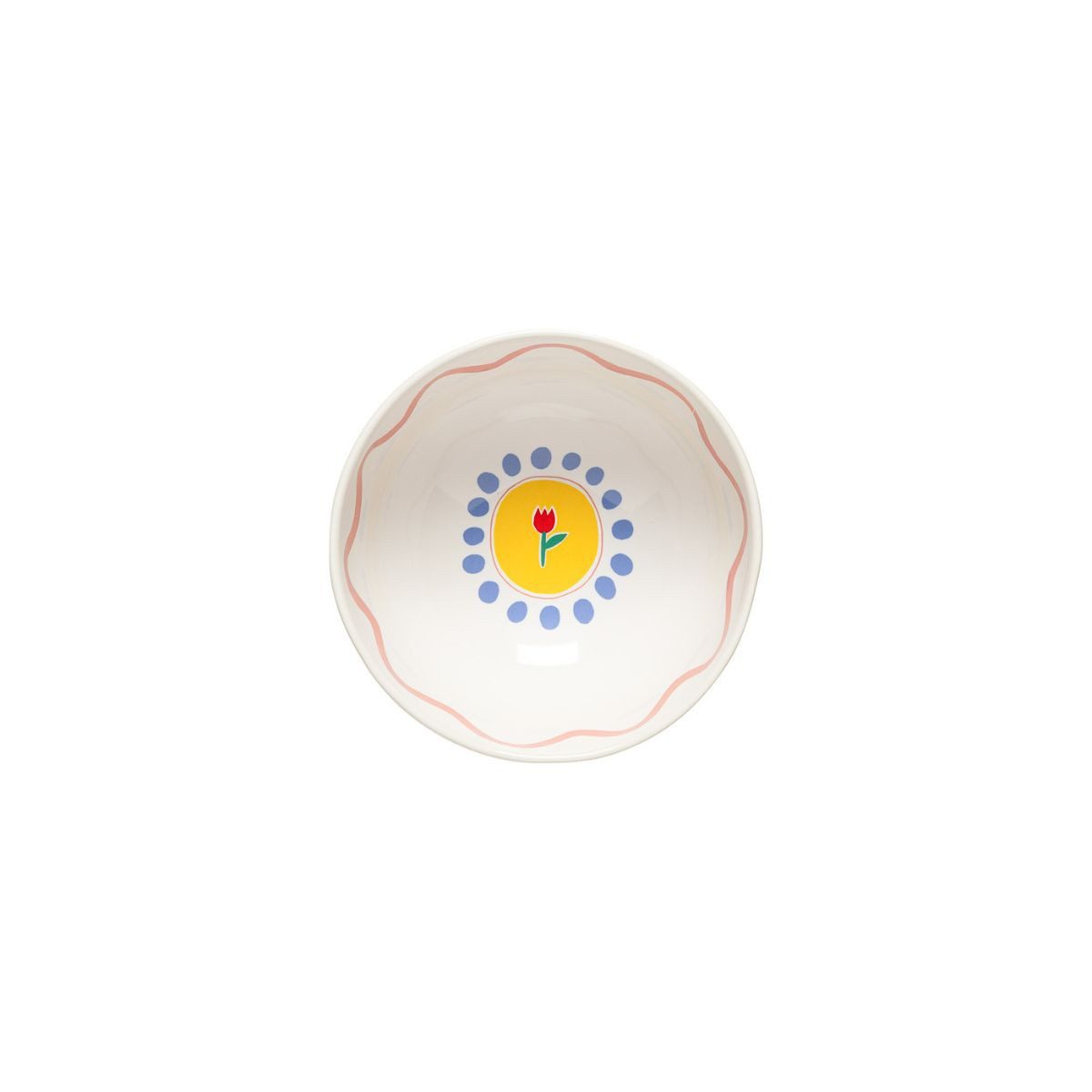 Costa Nova Müslischale Summer Bliss, Tulip Weiß, Ø 16,3 cm, Keramik, (1-tlg), Ø ca. 16,3 cm, Höhe ca. 7,8 cm