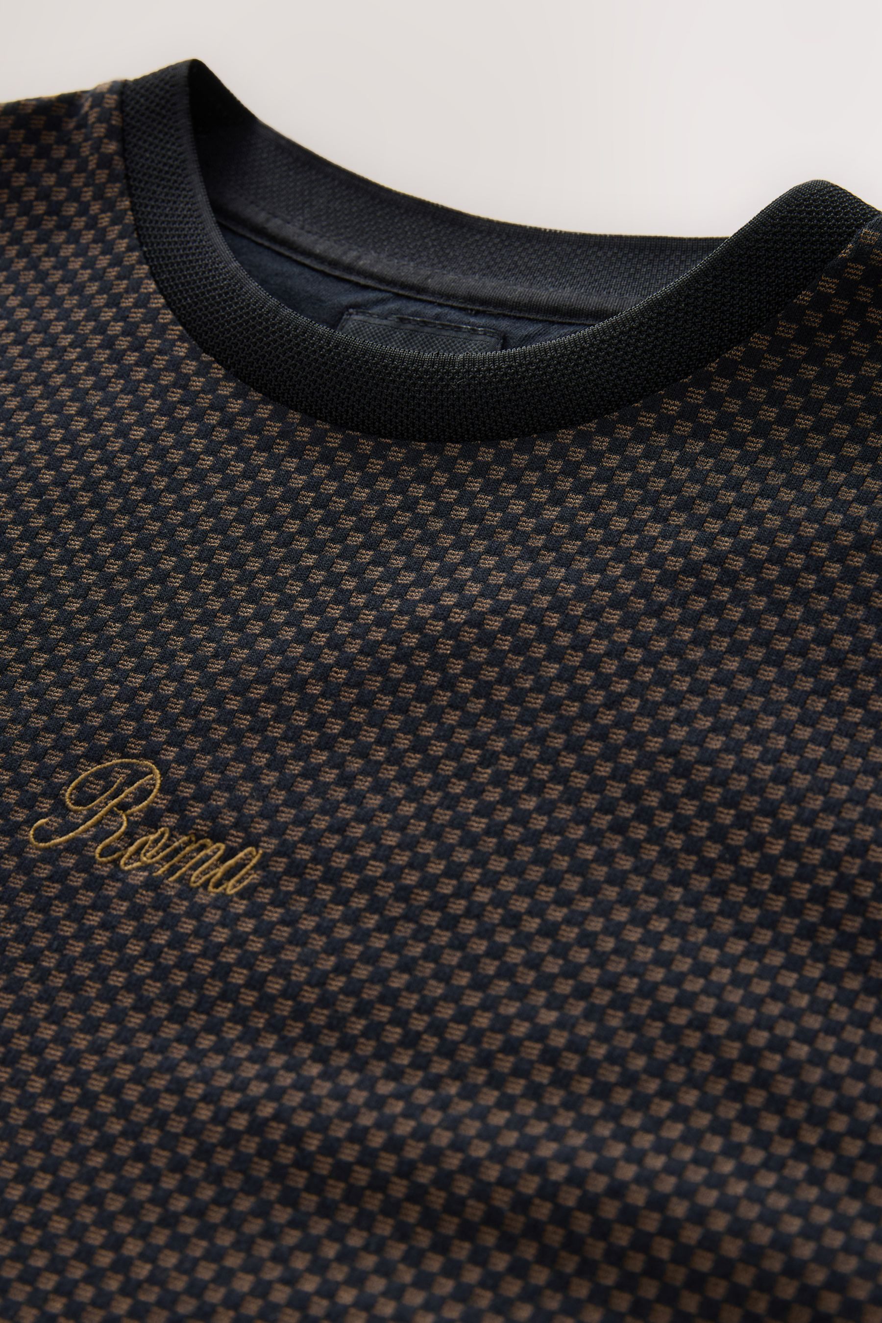 Next T-Shirt Elegantes Jacquard-T-Shirt (1-tlg) günstig online kaufen