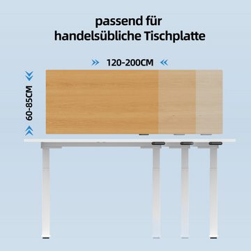 ERGOFINO Schreibtisch DT20 (höhenverstellbares Tischgestell), Elektrisch höhenverstellbarer mit Memory-Steuerung