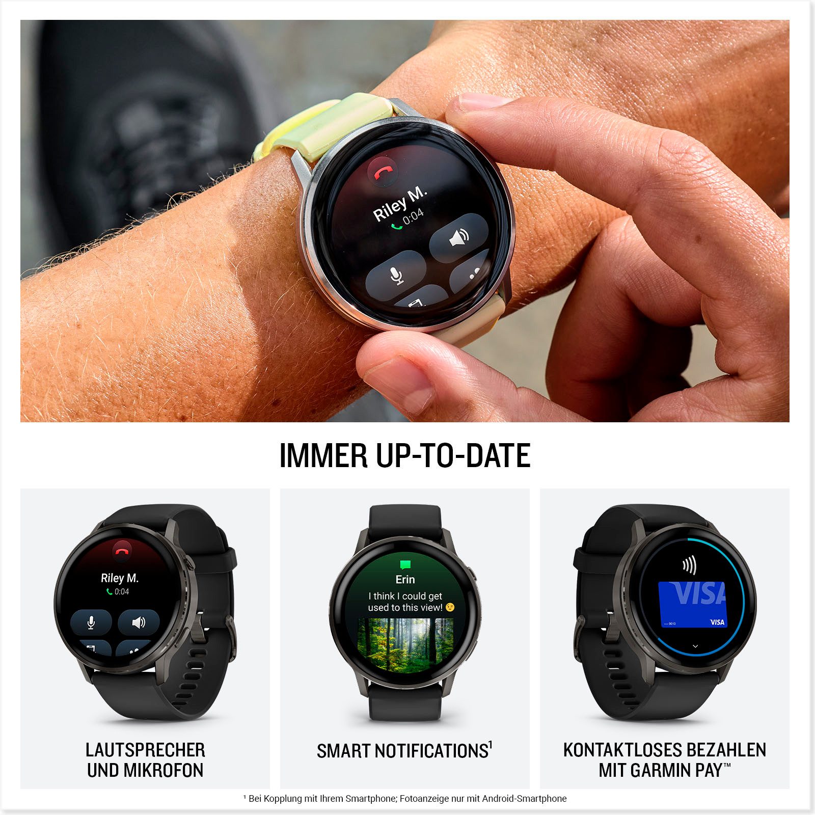 Garmin Venu&nbsp;4 Schwarz 45&nbsp;mm