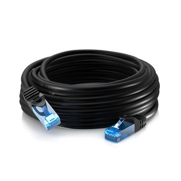 deleyCON deleyCON 5x 0,5m CAT6 Patchkabel Netzwerkkabel Gigabit LAN U/UTP RJ45 LAN-Kabel