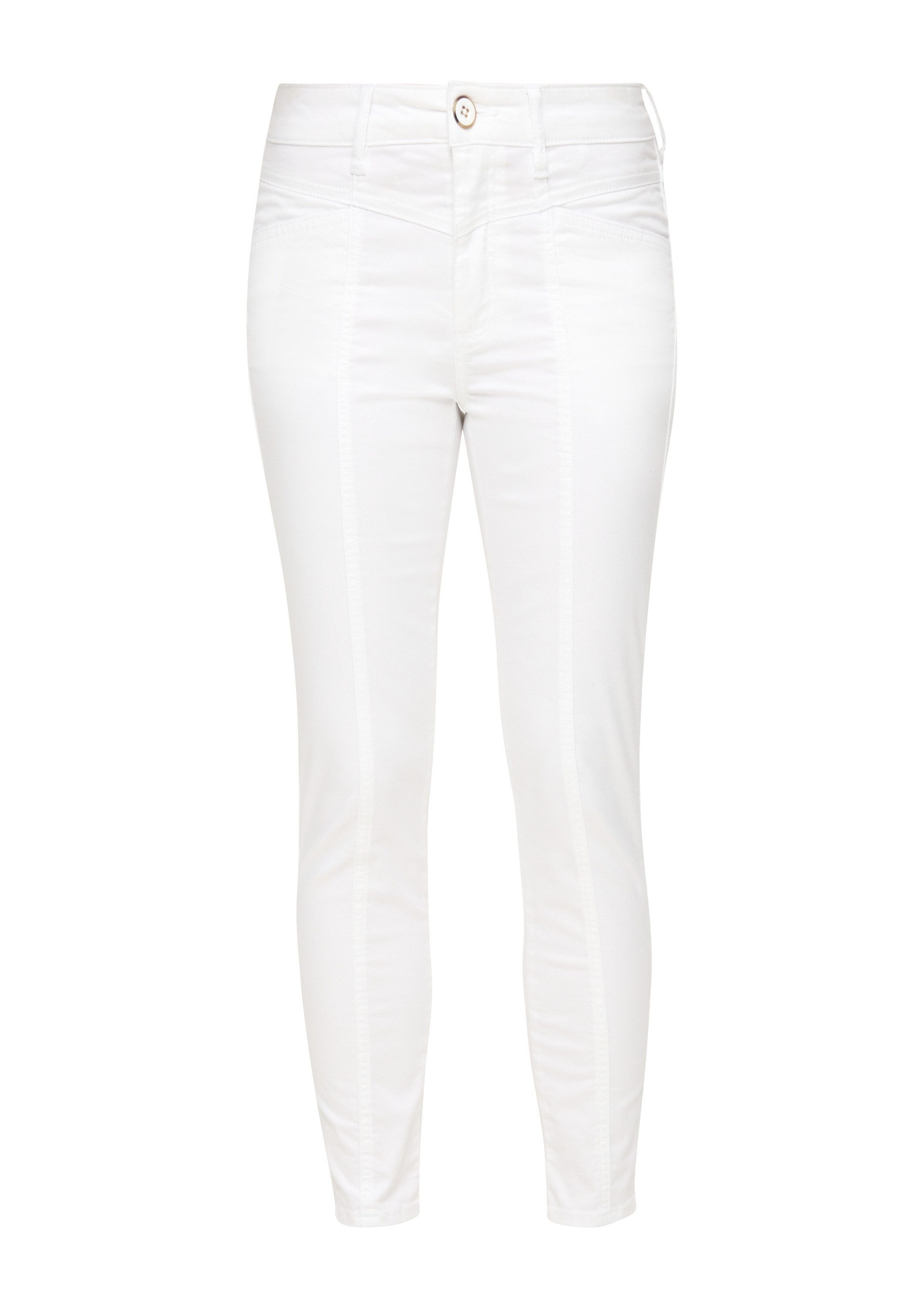 s.Oliver Chinos Hose Schmale Hose aus Baumwollstretch mit Ziernähten günstig online kaufen