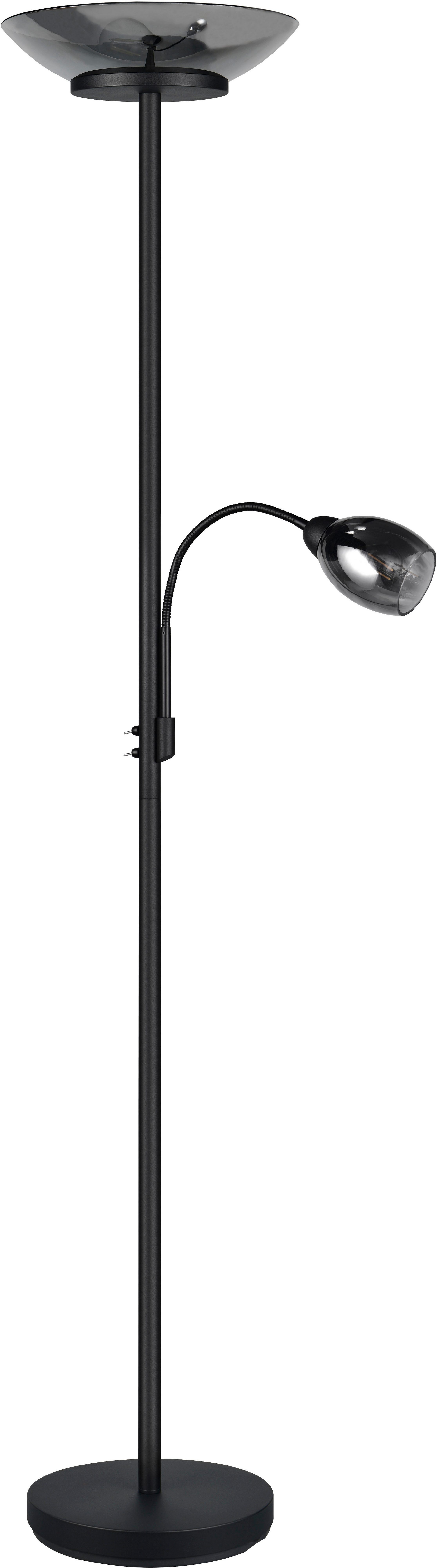 Stehlampe Gerry Stehleuchte Wohnzimmer mit Lesearm getrennt schaltbar Höhe 180cm