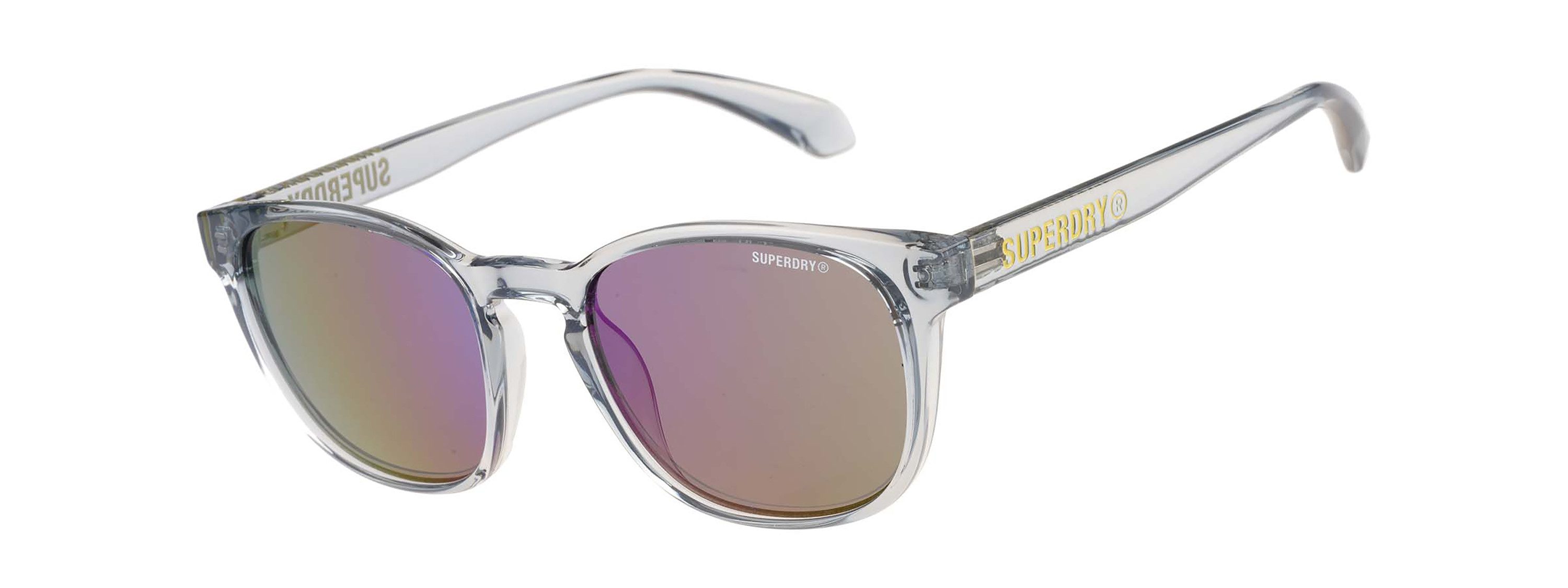Superdry Sonnenbrille Modell 996097 Form Karree/Soft, Logoschriftzug auf Bügel, Injectionfassung