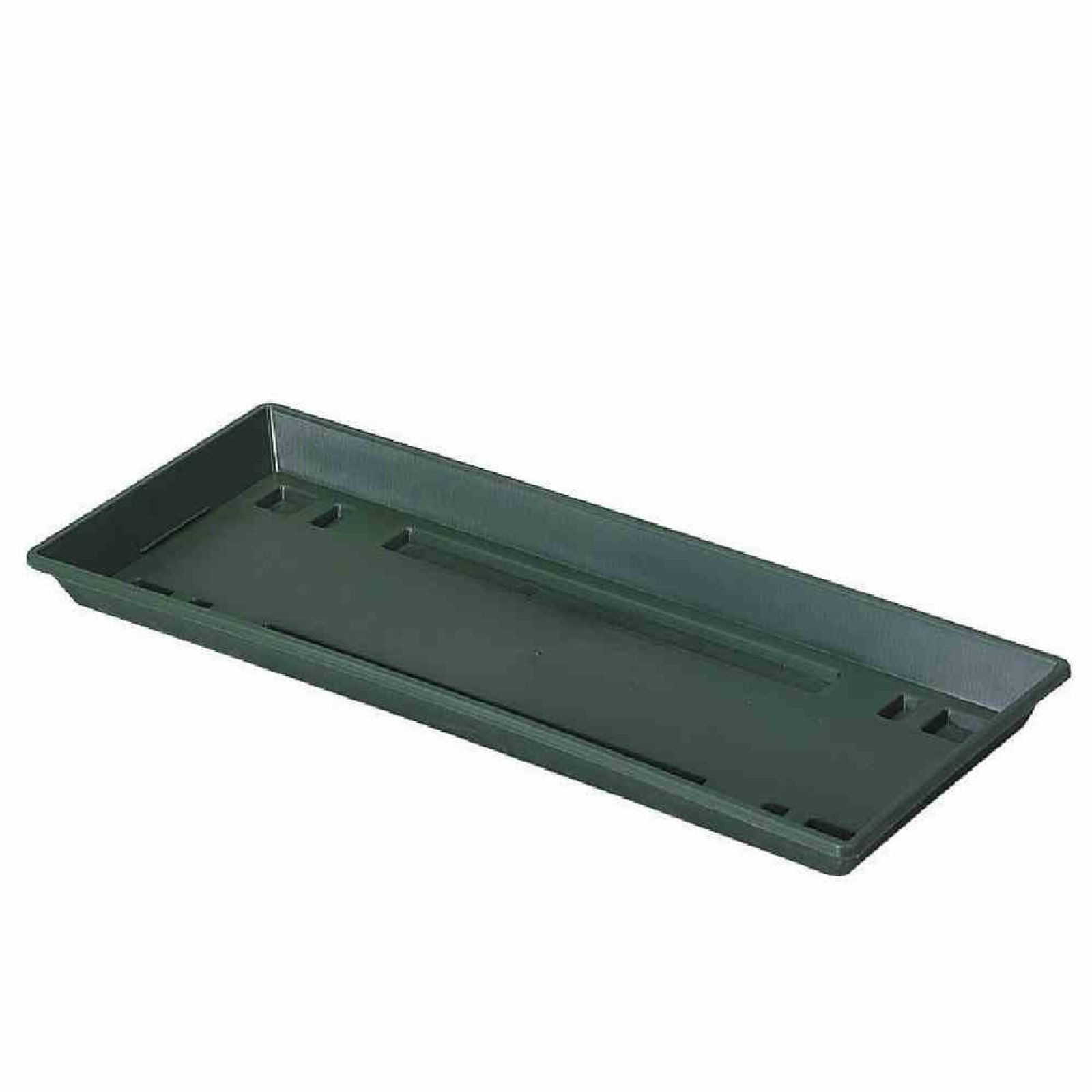 Geli Blumentopfuntersetzer Standard Untersetzer eckig 60 cm dunkelgrün 60 x 15,5 cm