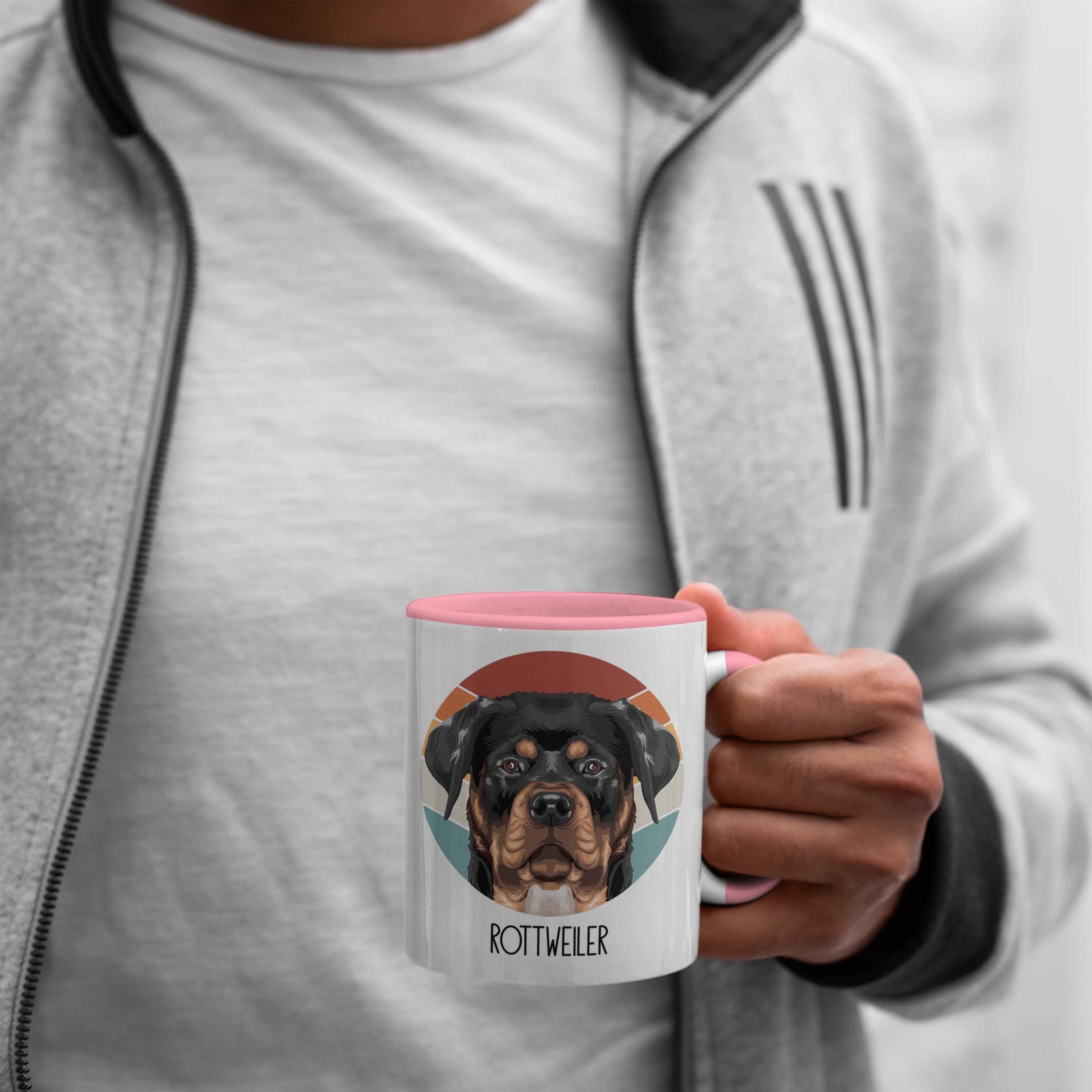 Rosa Trendation Rottwe Besitzer Spruch Tasse Geschenkidee Geschenk Tasse Lustiger Rottweiler