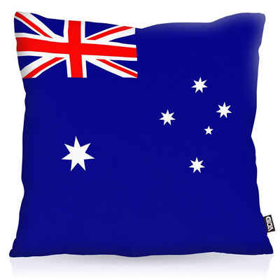 Kissenbezug, VOID, Sofa-Kissen Australien Australia Flagge Fahne Fan-EM WM Sport