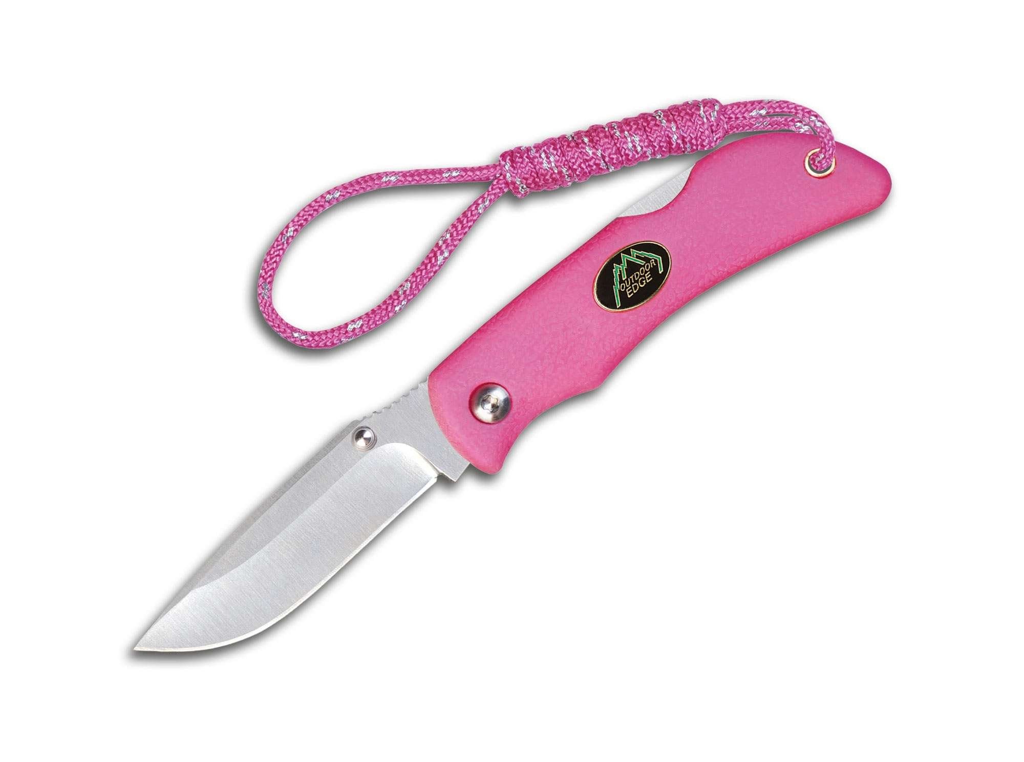 Outdoor Taschenmesser Pink Mini-Babe Edge 8Cr13MoV Backlock Taschenmesser Edge Outdoor