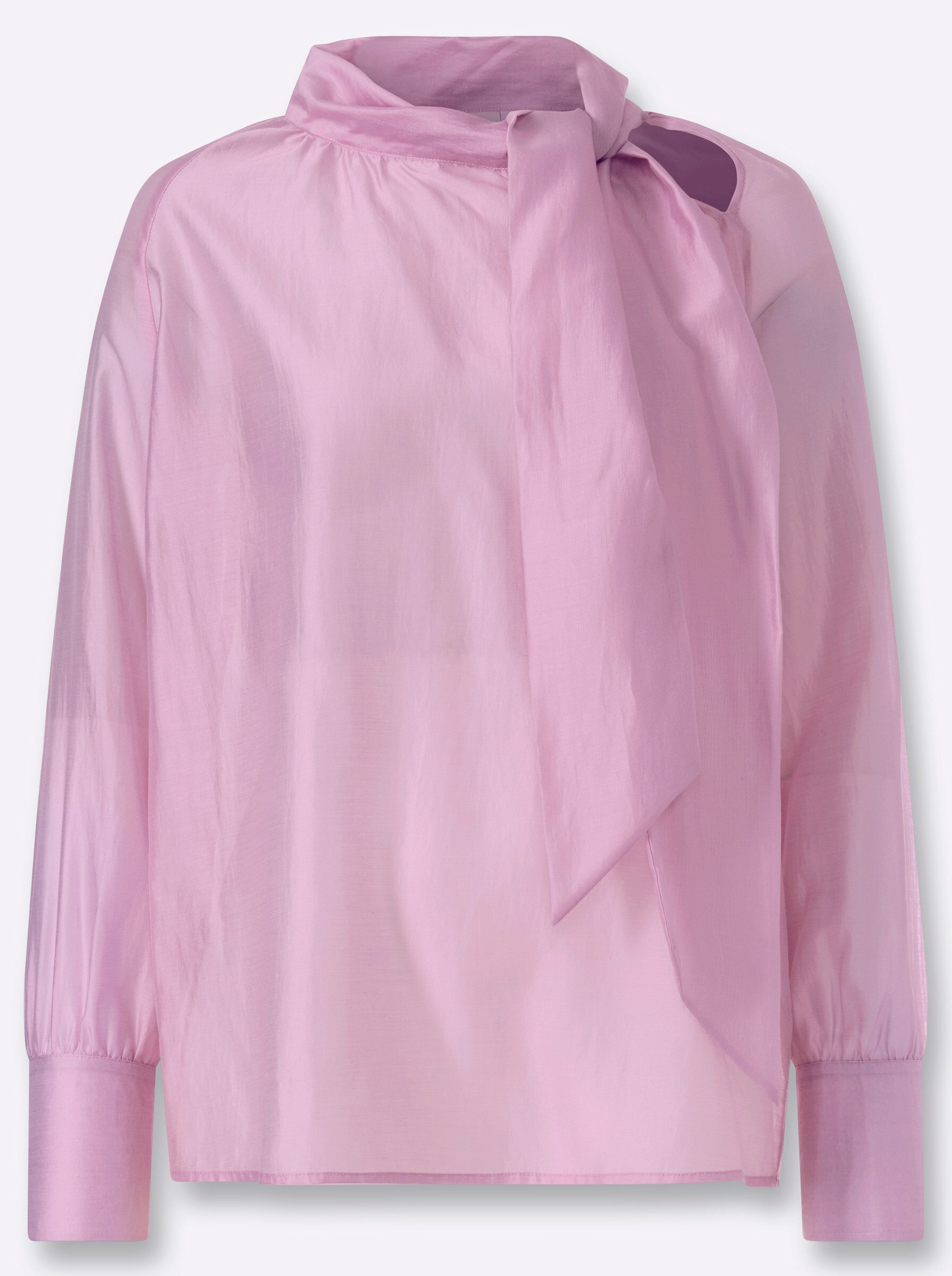 Klassische Bluse Bluse Langarm