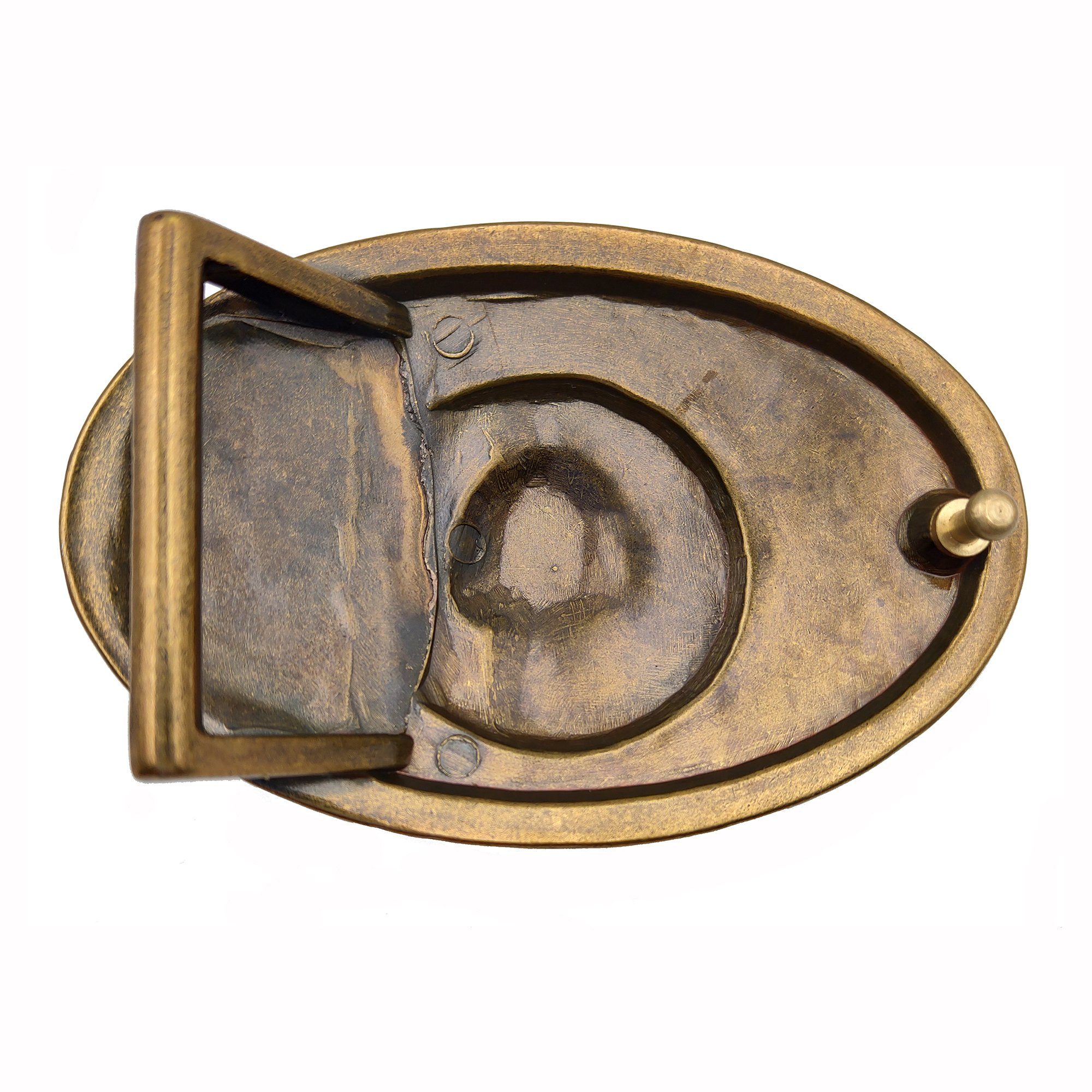 Cassandra Accessoires Gürtelschnalle Wechselschnalle Gürtelschließe Buckle "Pferd" im außergewöhnlichen Design - 40mm