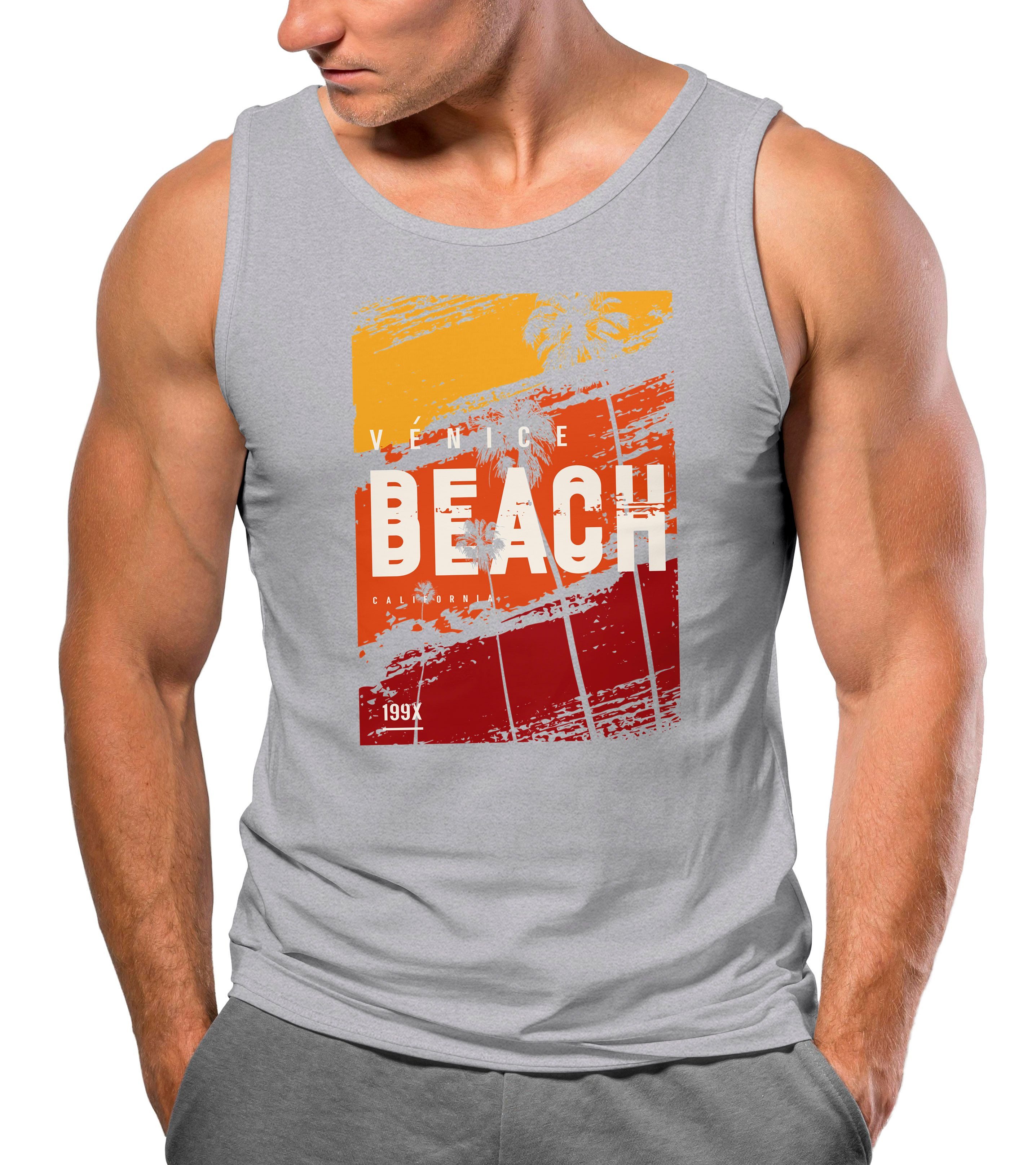 Neverless Tanktop Herren Tank-Top Sommer Venice günstig online kaufen